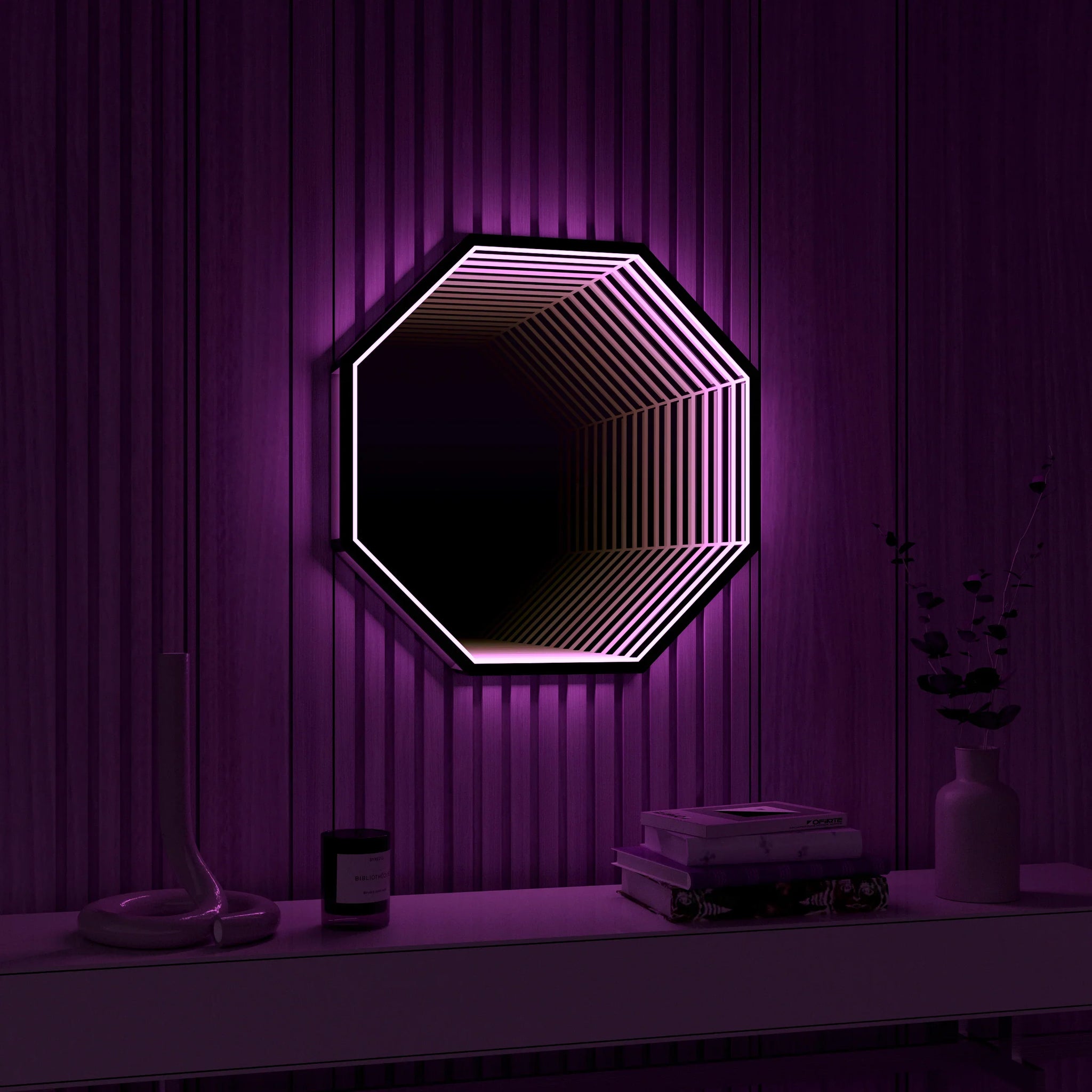 3D Octagon Infinity Mirror