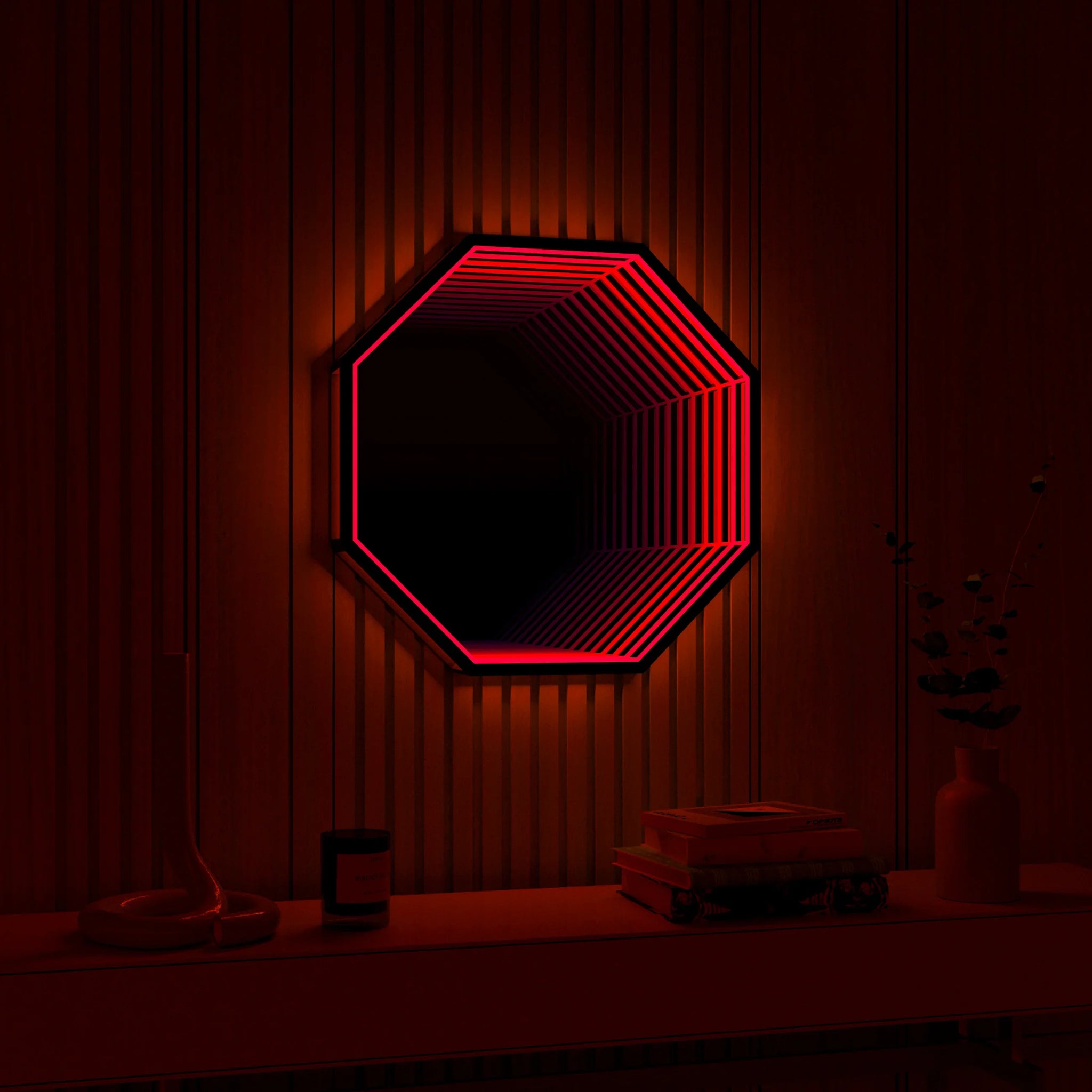 3D Octagon Infinity Mirror