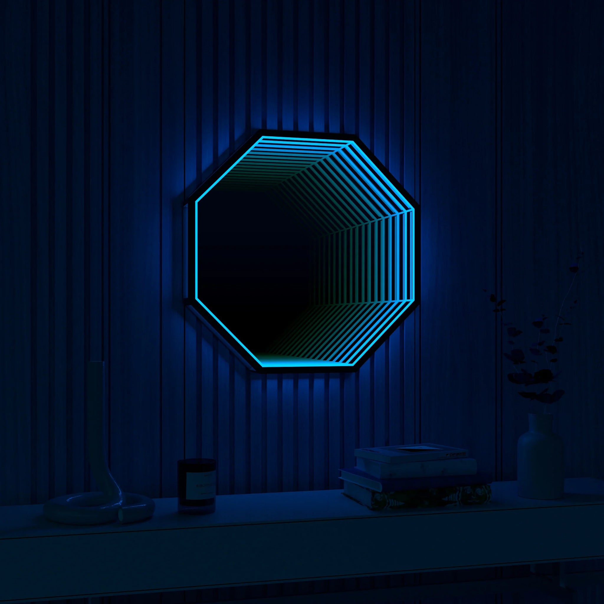 3D Octagon Infinity Mirror