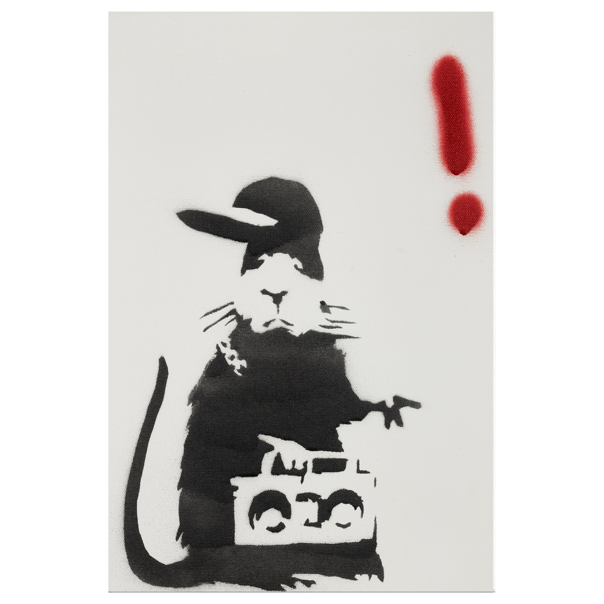 "Hip Hop Rat" Canvas Print