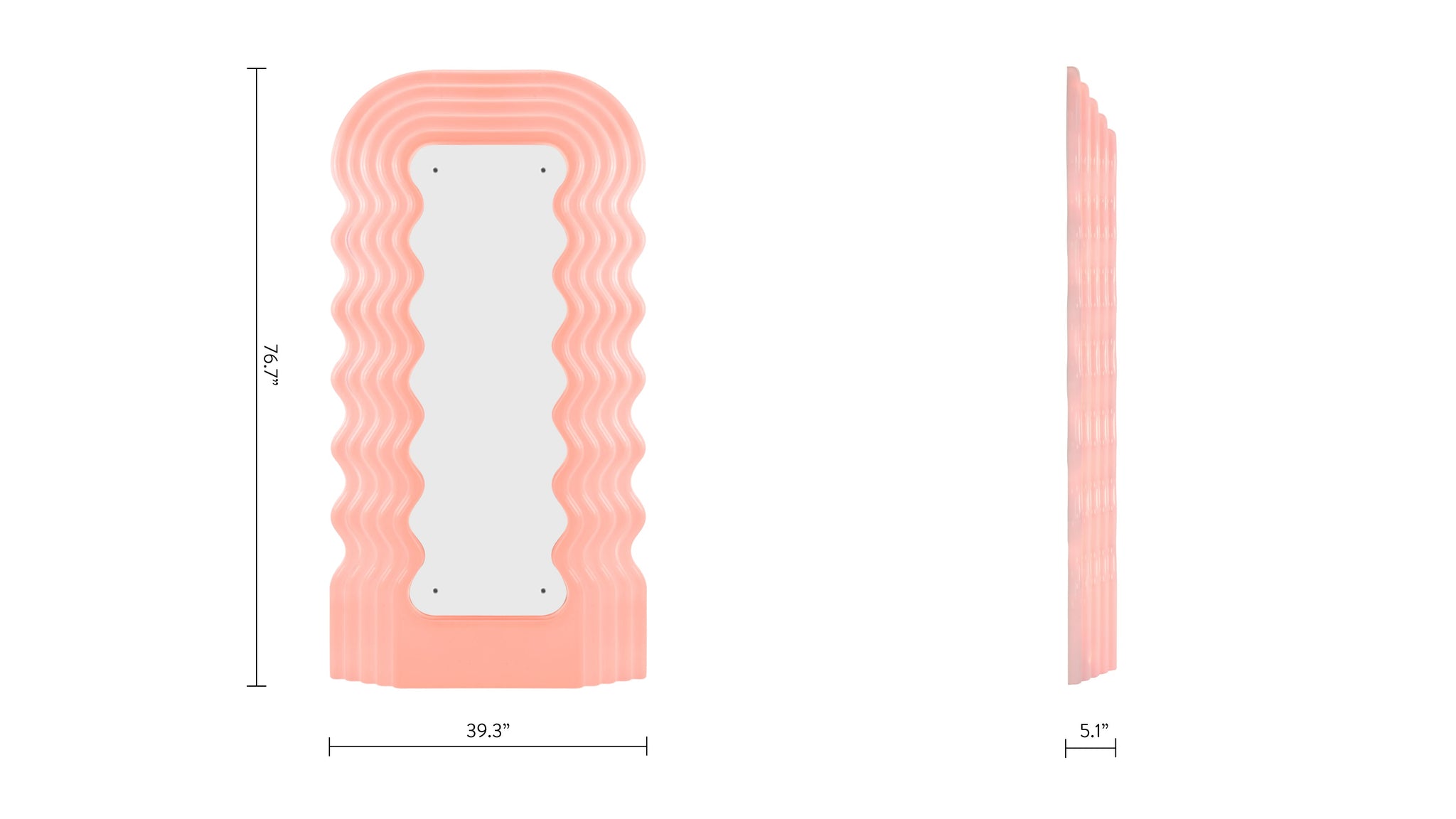 Ettore Sottsass - Ettore Sottsass Mirror, Backlit, Color Adjustable