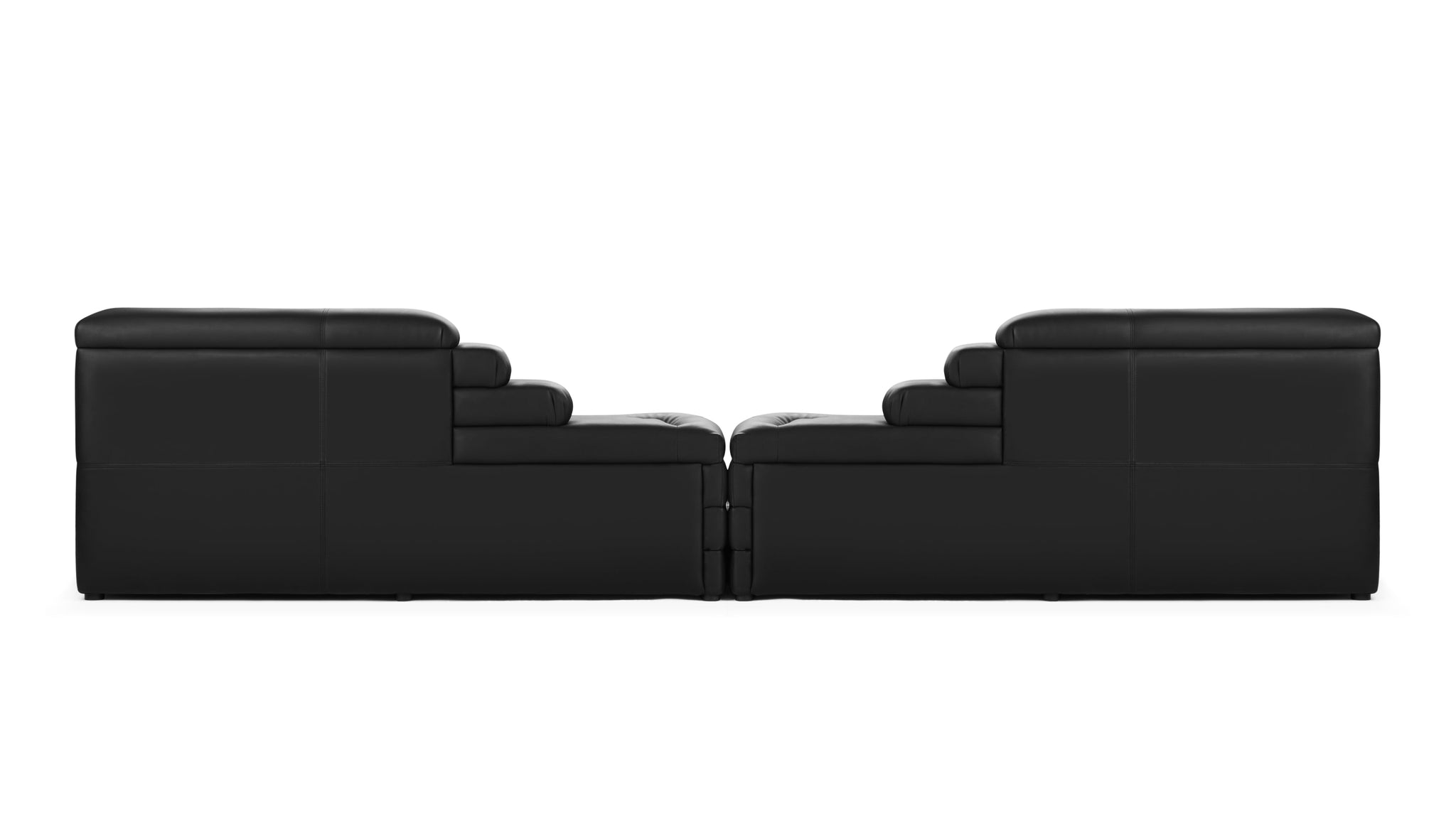 Terrazza - Terrazza Sofa Combination, Black Vegan Leather