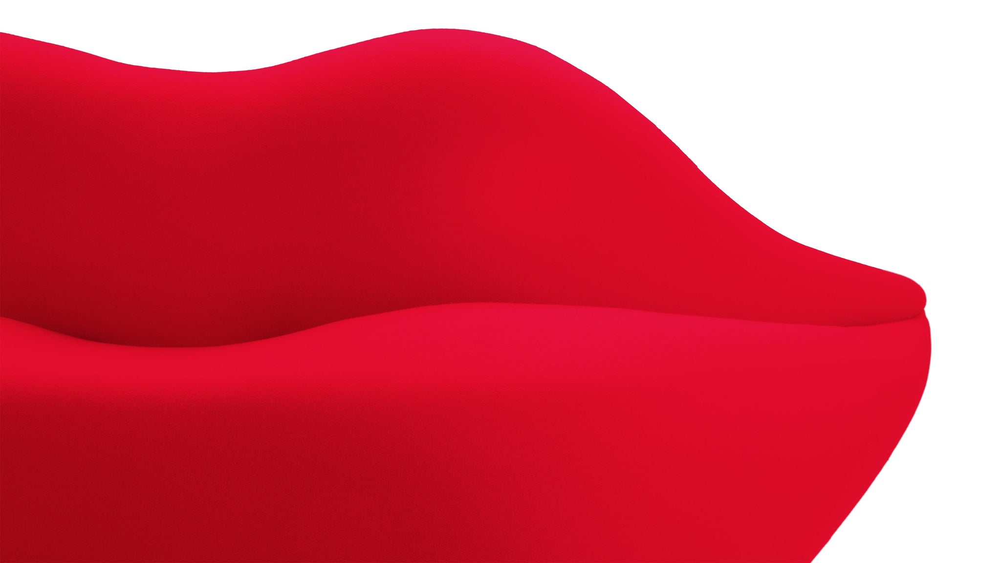 Bocca - Bocca Sofa, Scarlet Wool