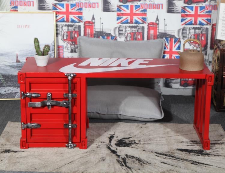 Red Container Desk