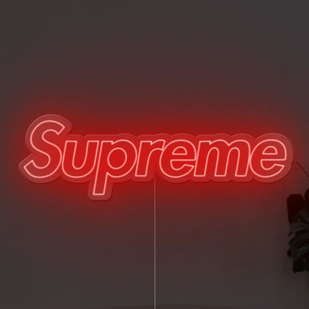 Supreme Neon Sign