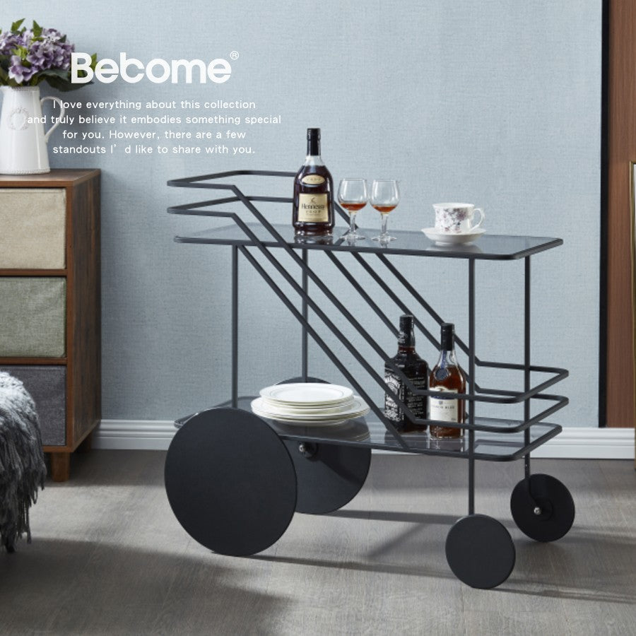 Geometric Bar Cart