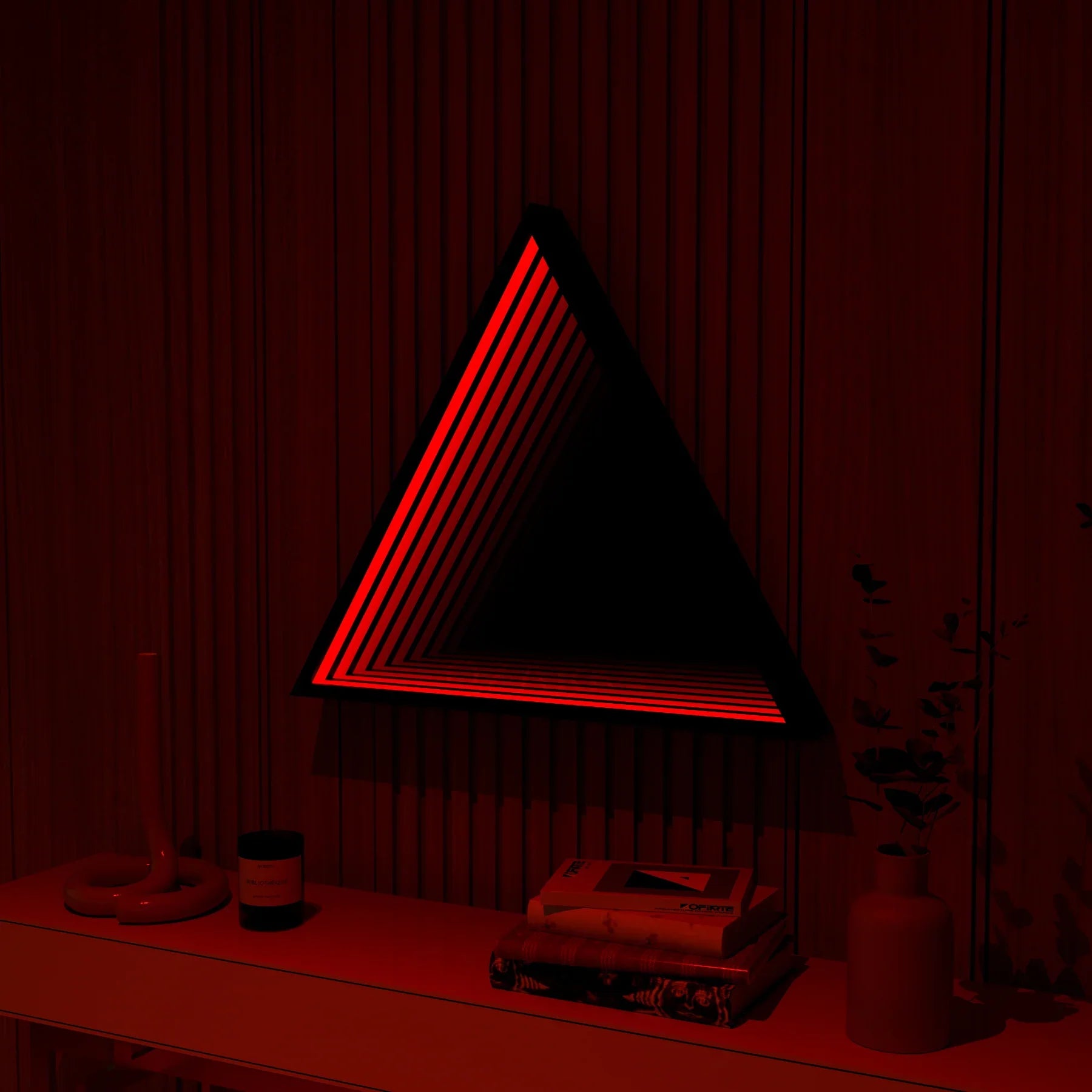 Triangle Infinity Mirror