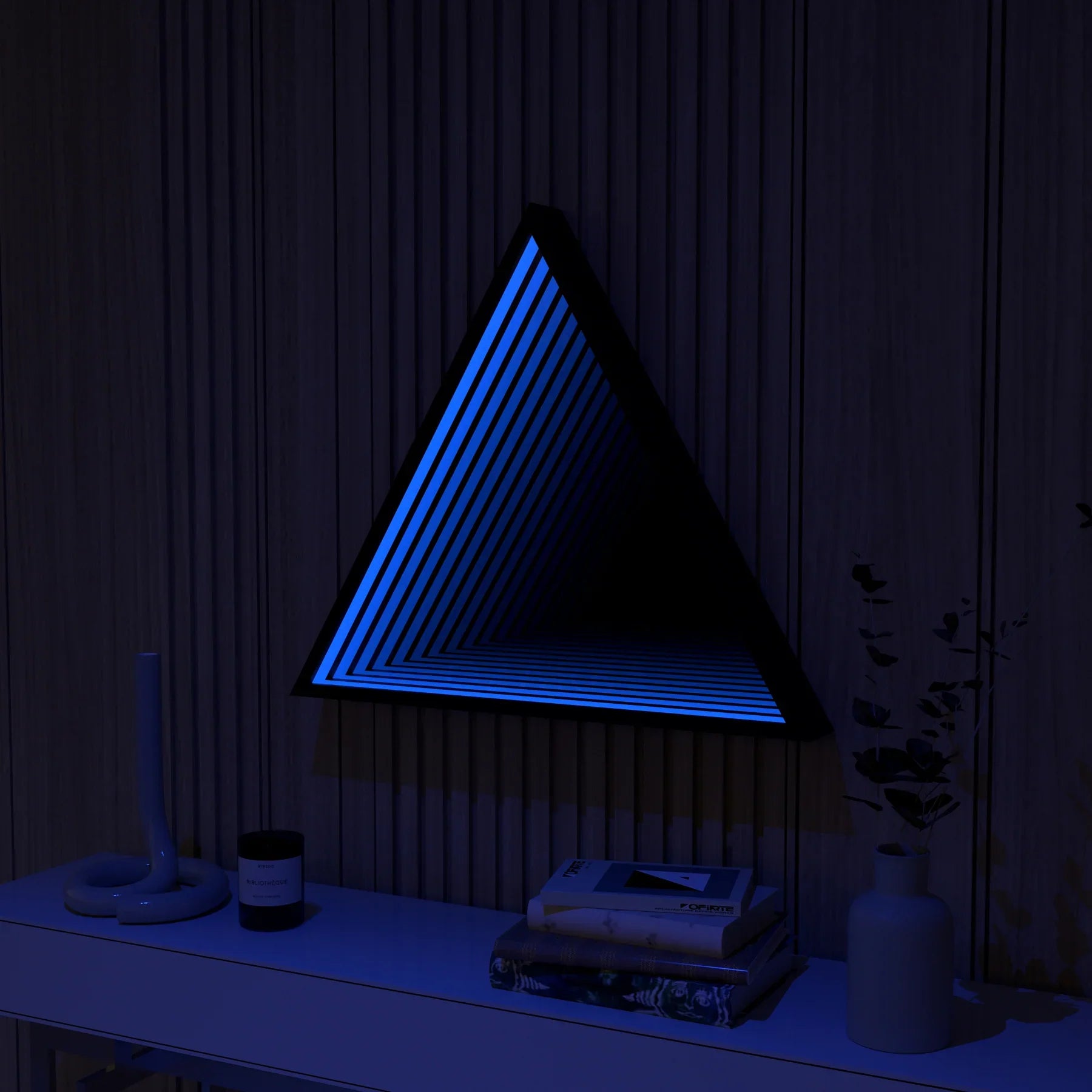 Triangle Infinity Mirror