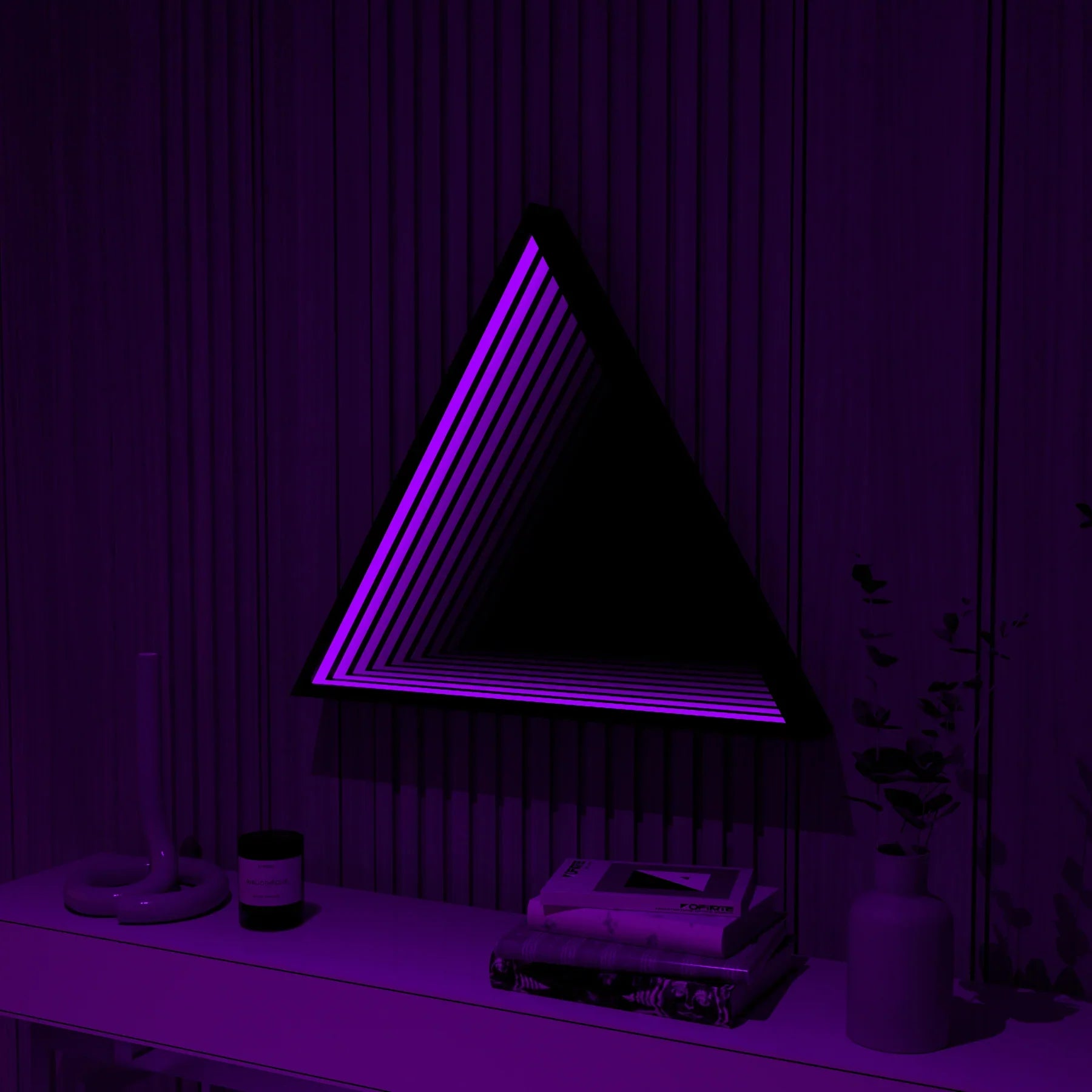 Triangle Infinity Mirror