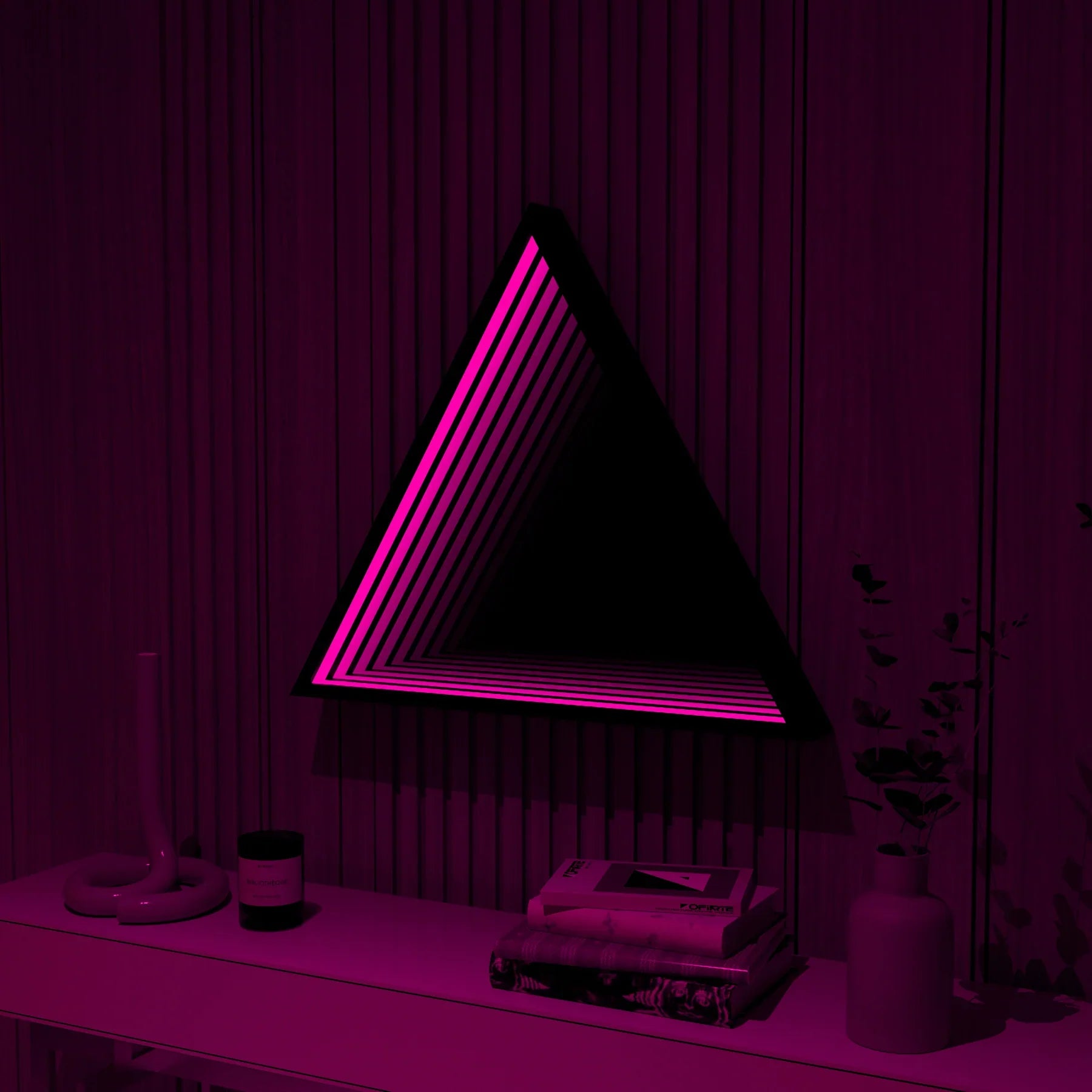 Triangle Infinity Mirror