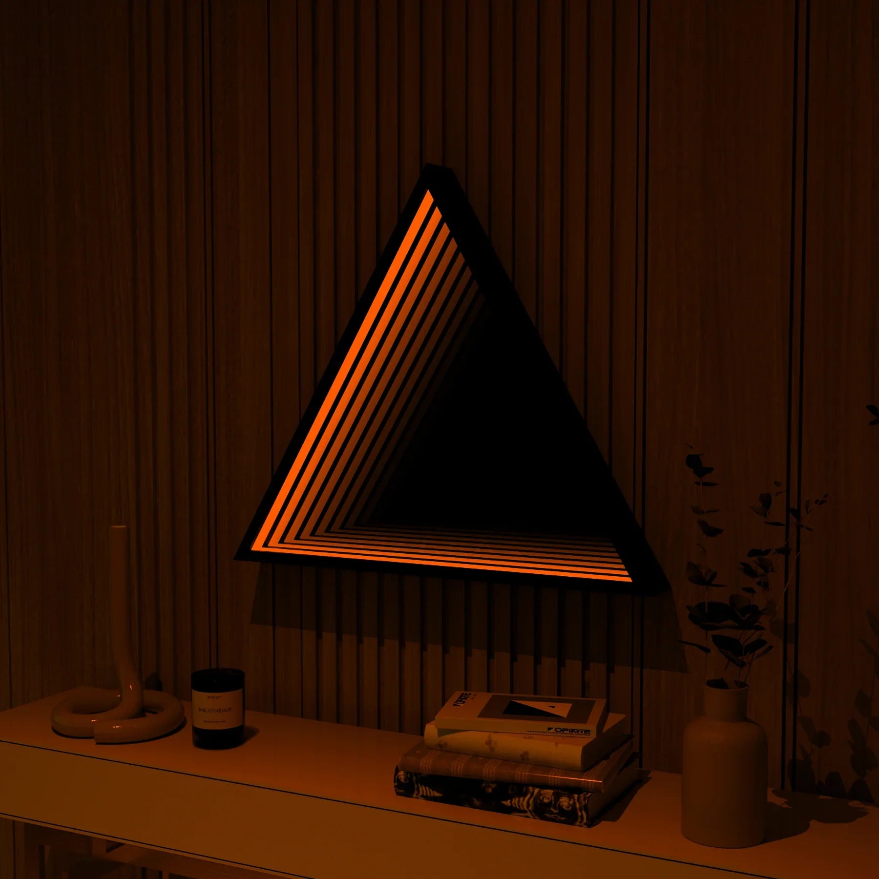 Triangle Infinity Mirror