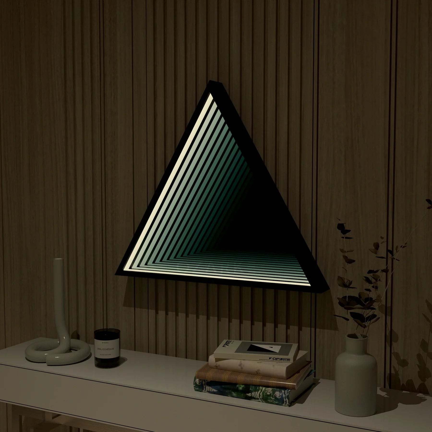 Triangle Infinity Mirror