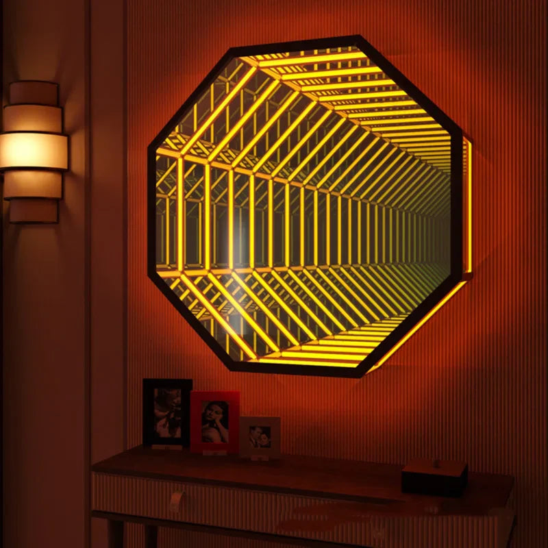 3D Octagon Infinity Mirror