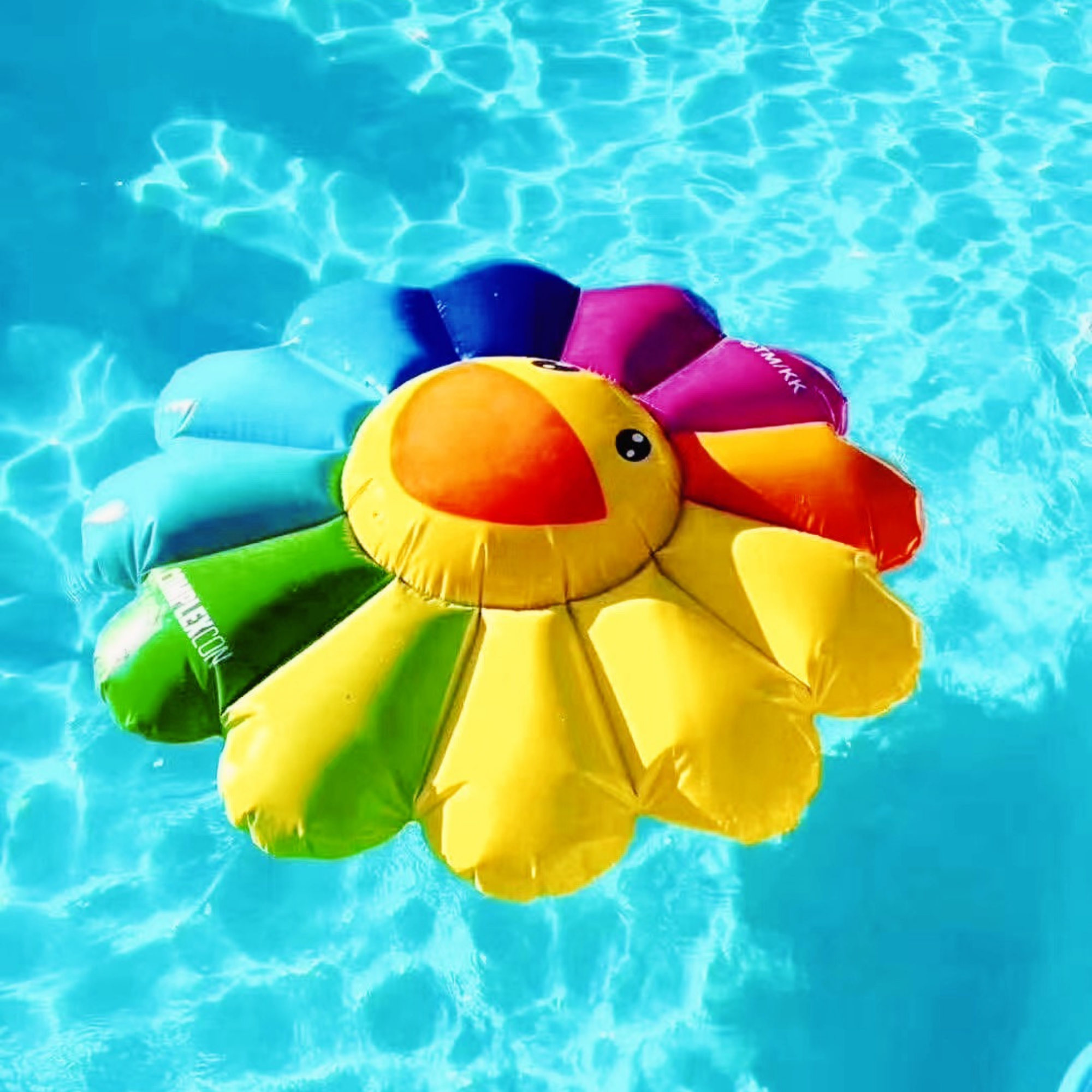 Rainbow Flower Pool Float