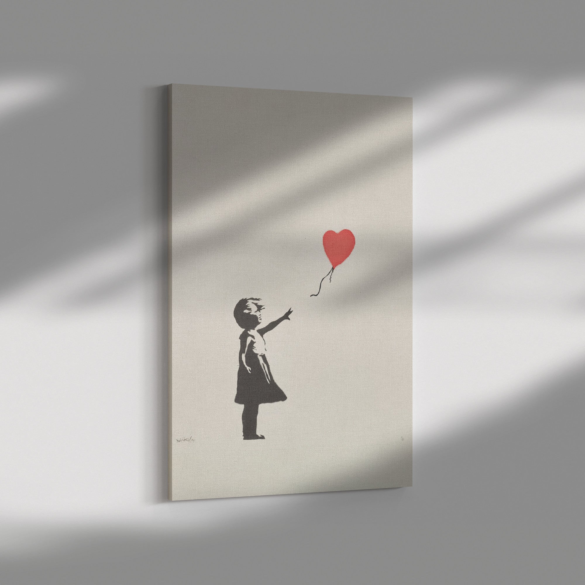 "Balloon Girl" Canvas Print