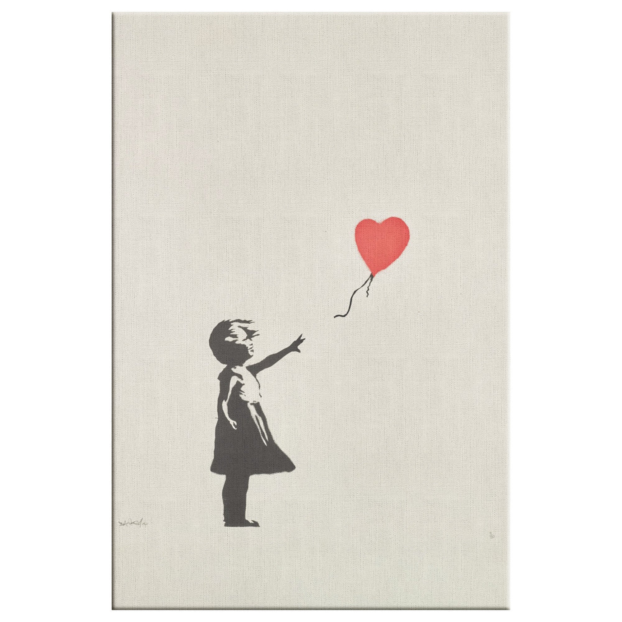 "Balloon Girl" Canvas Print