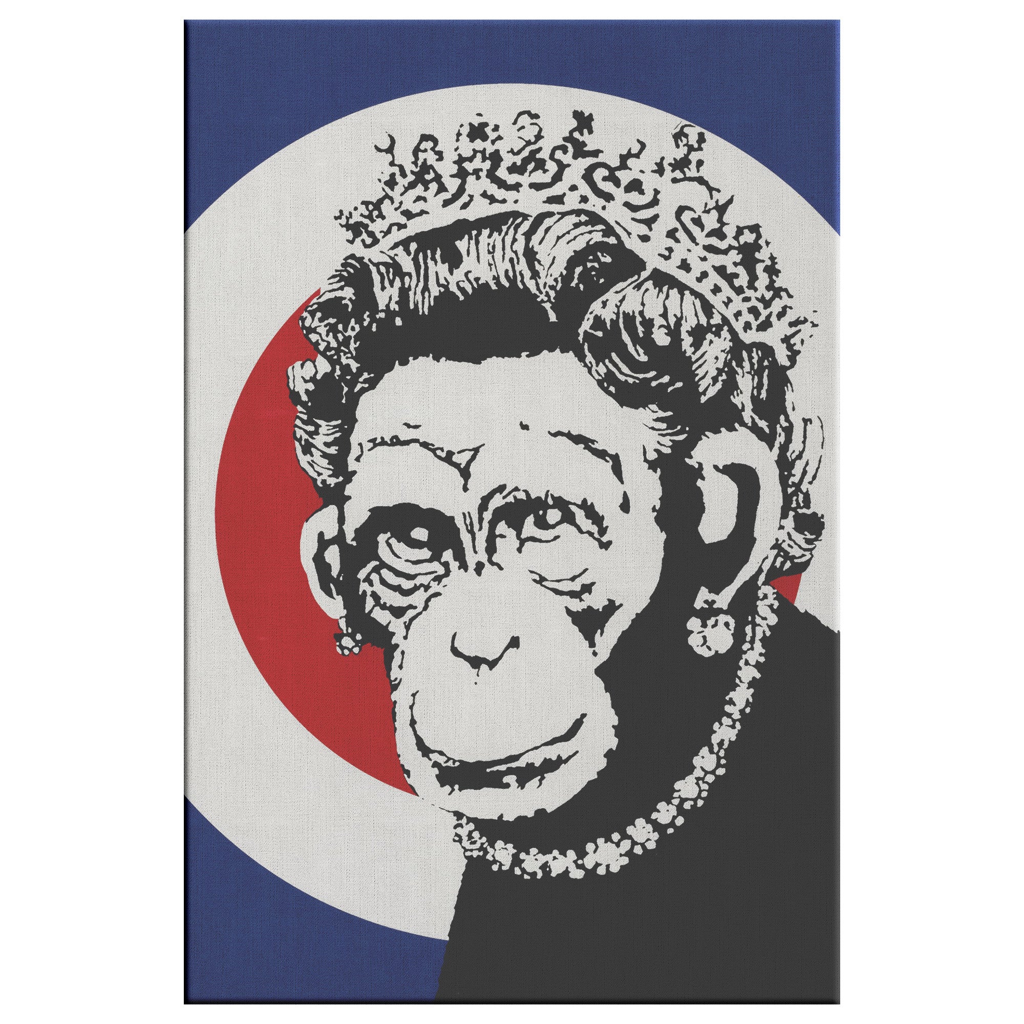 "Monkey Queen" Canvas Print