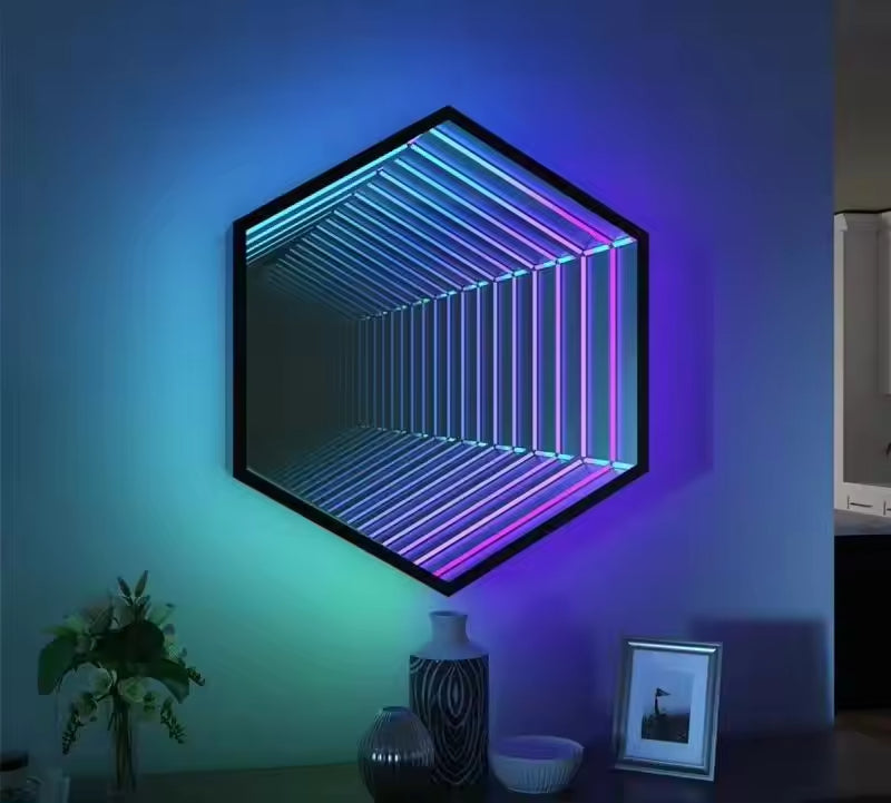 Hexagon Infinity Mirror