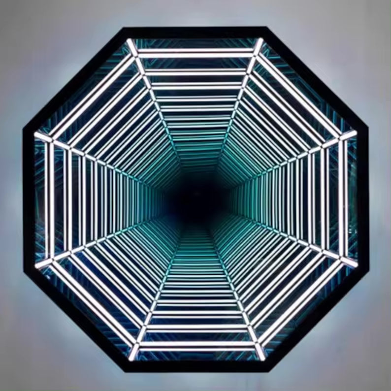 3D Octagon Infinity Mirror