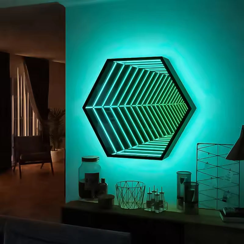 Hexagon Infinity Mirror