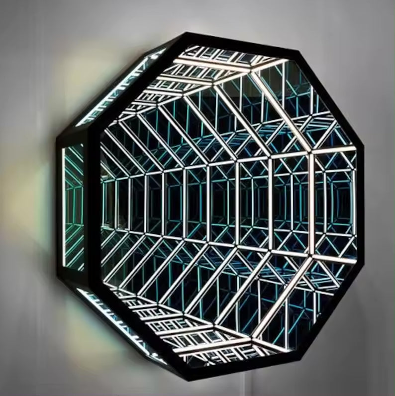 3D Octagon Infinity Mirror