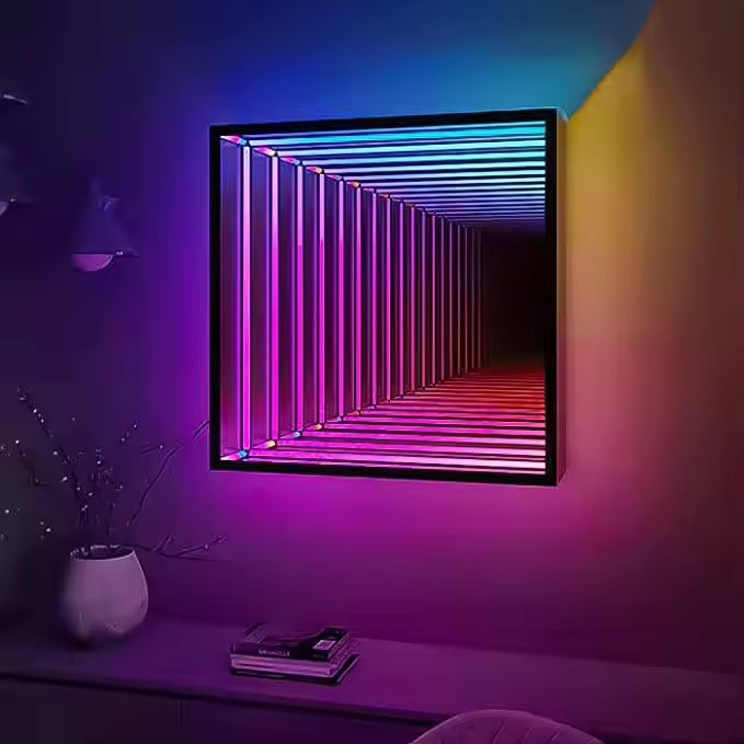 Square Infinity Mirror