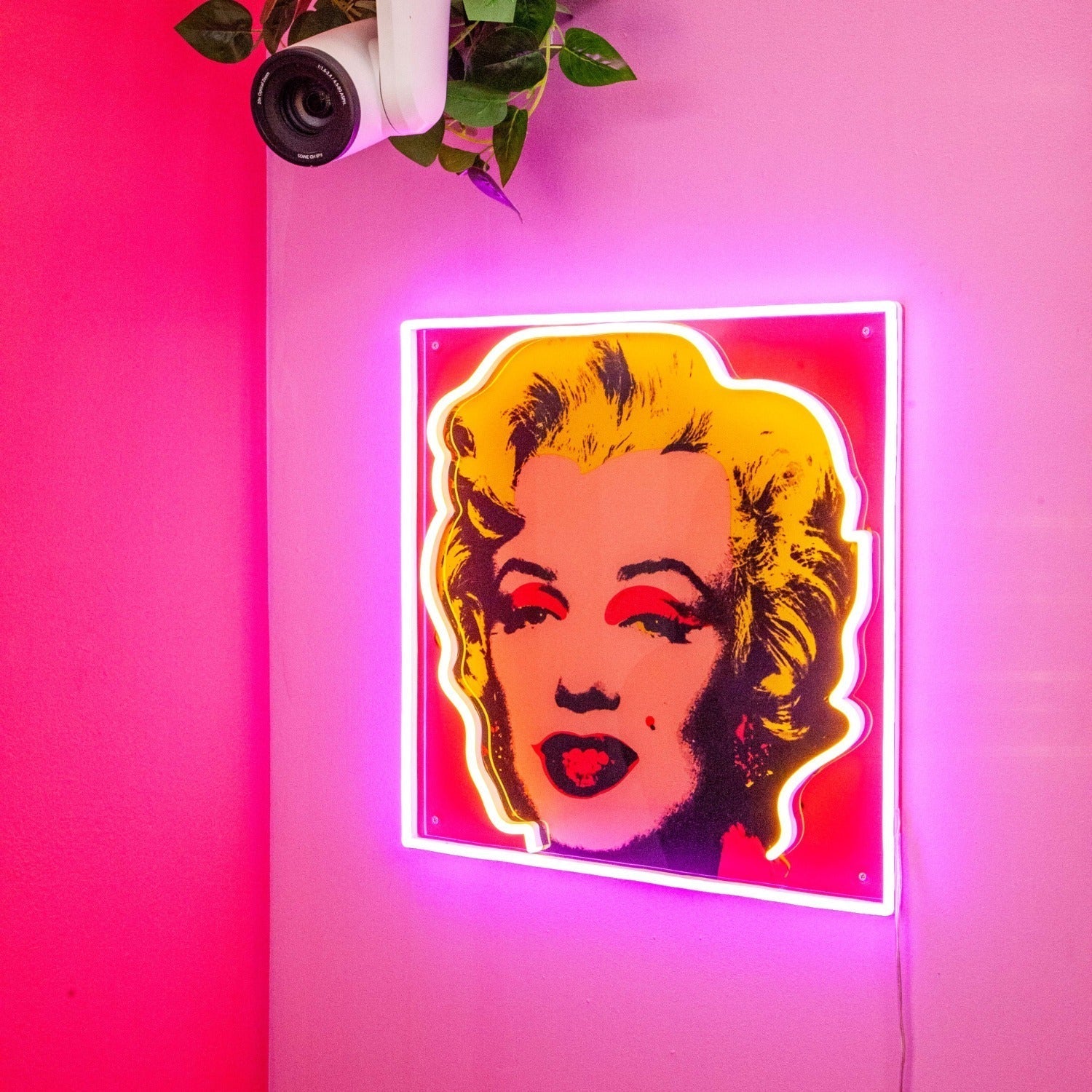 Marilyn Small - LED neon sign