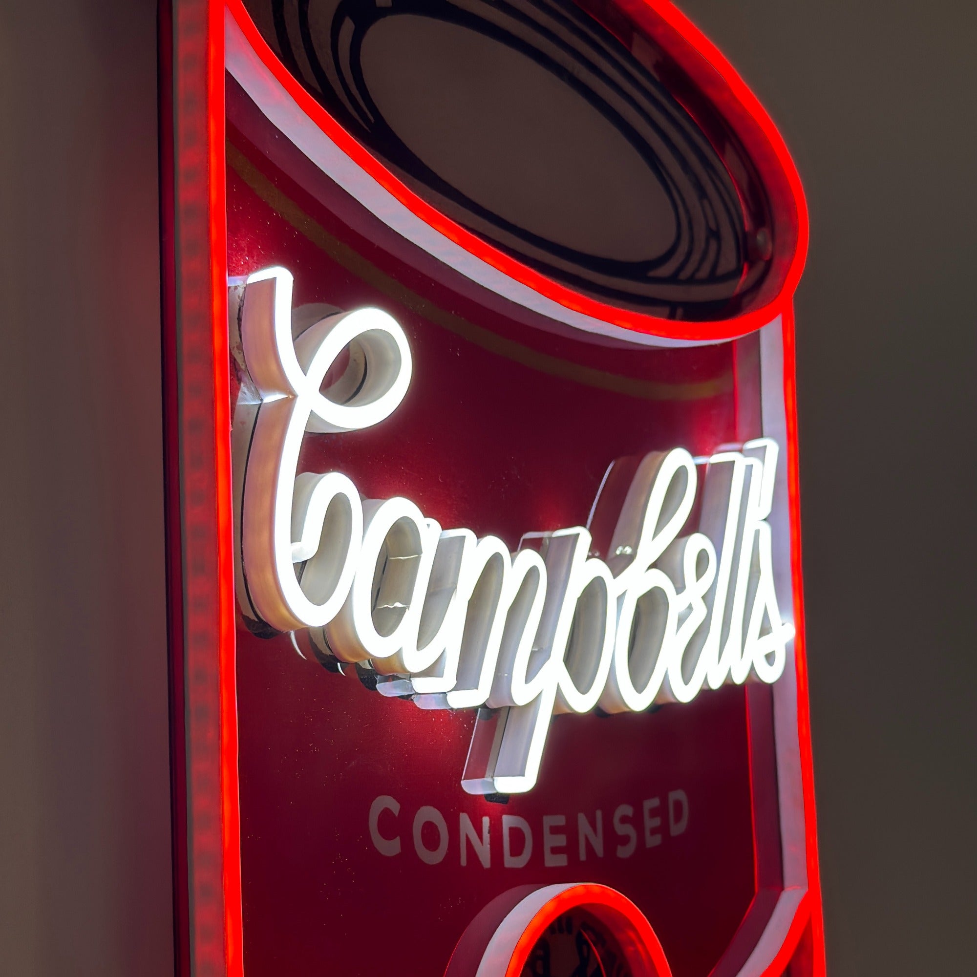 Campbell's by Andy Warhol - LED neon sign