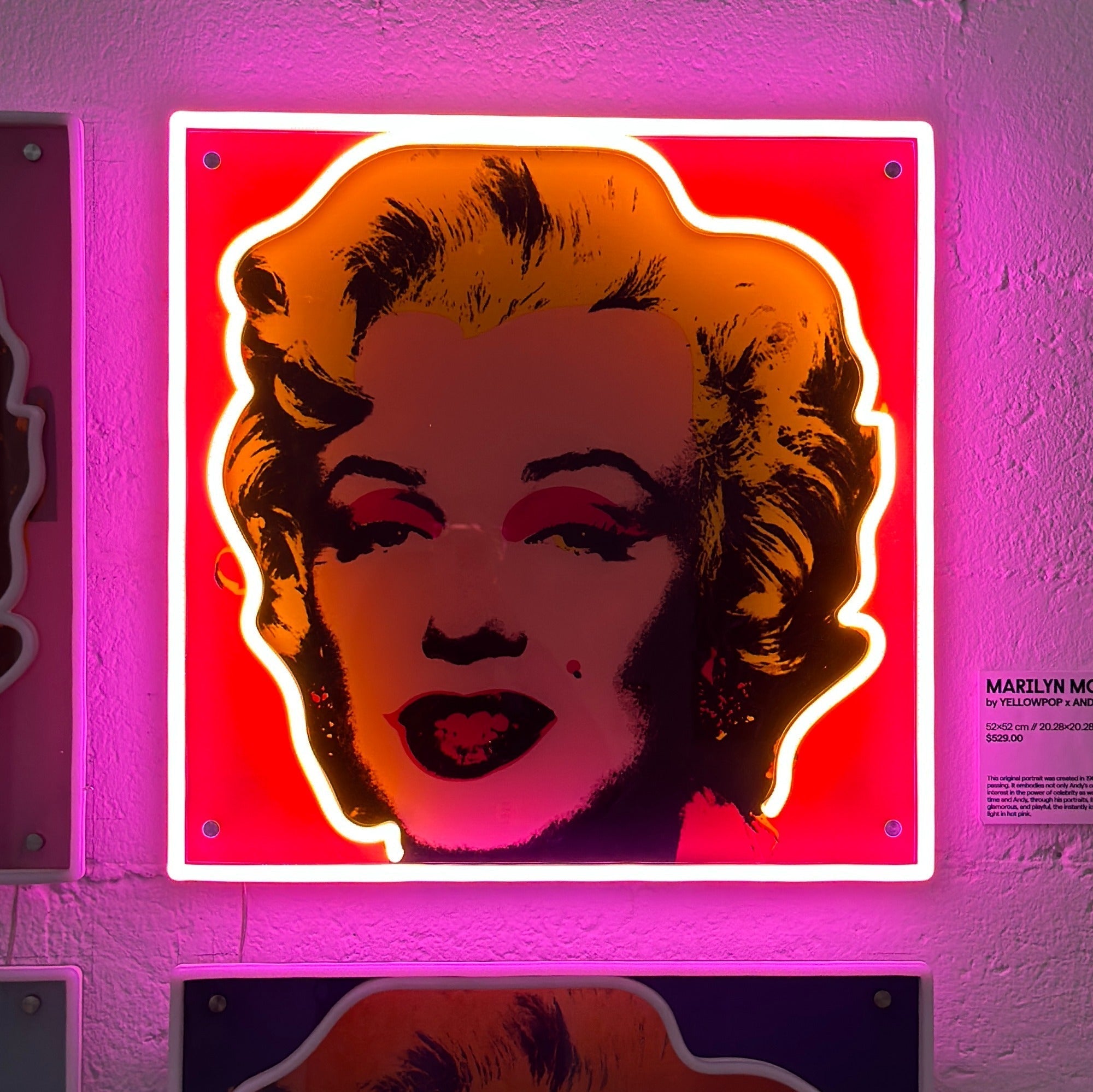 Marilyn Small - LED neon sign