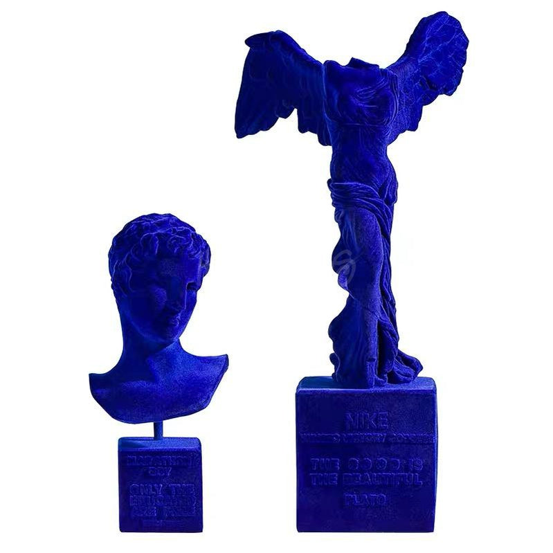 Velvet Greek God Nike Bust