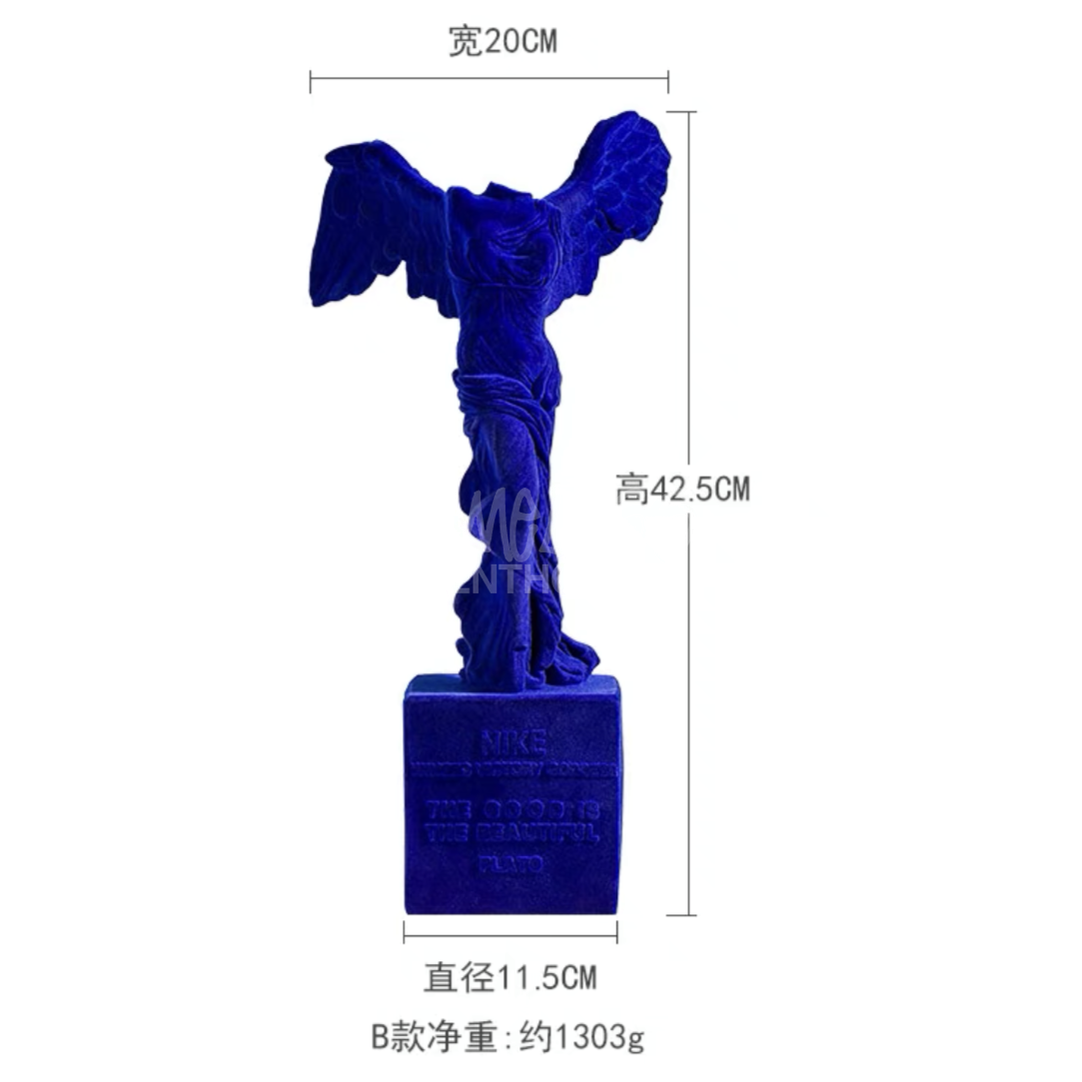 Velvet Greek God Nike Bust