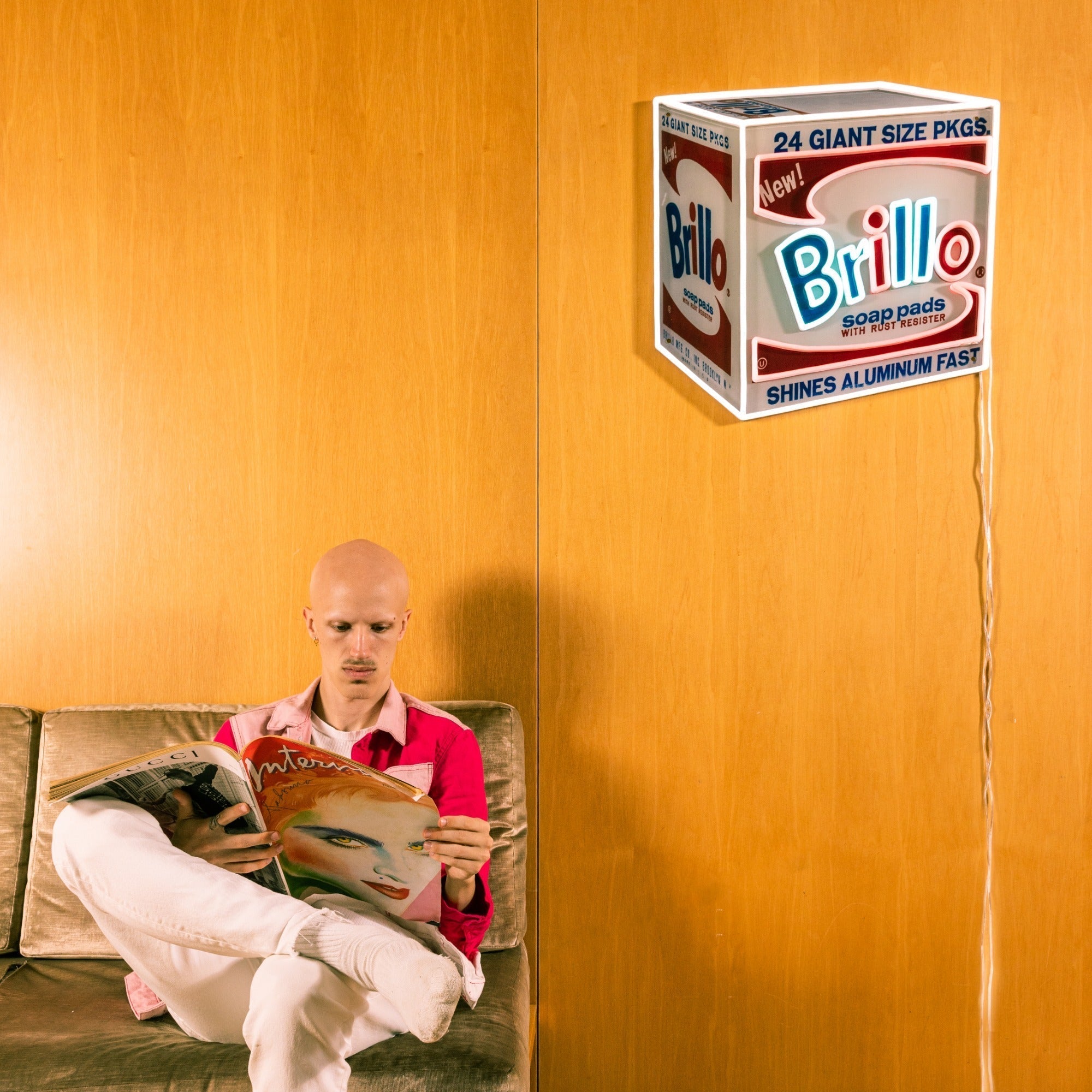 Brillo Box by Andy Warhol - LED neon sign