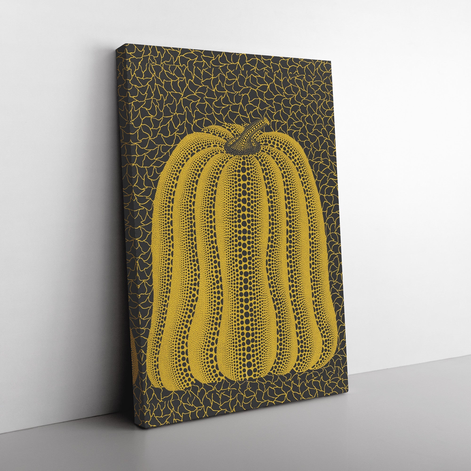 "Pumpkin Dot" Canvas Print