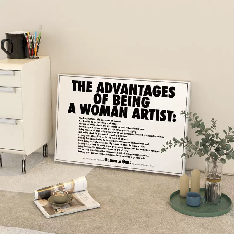 "Women Artist" Framed Print