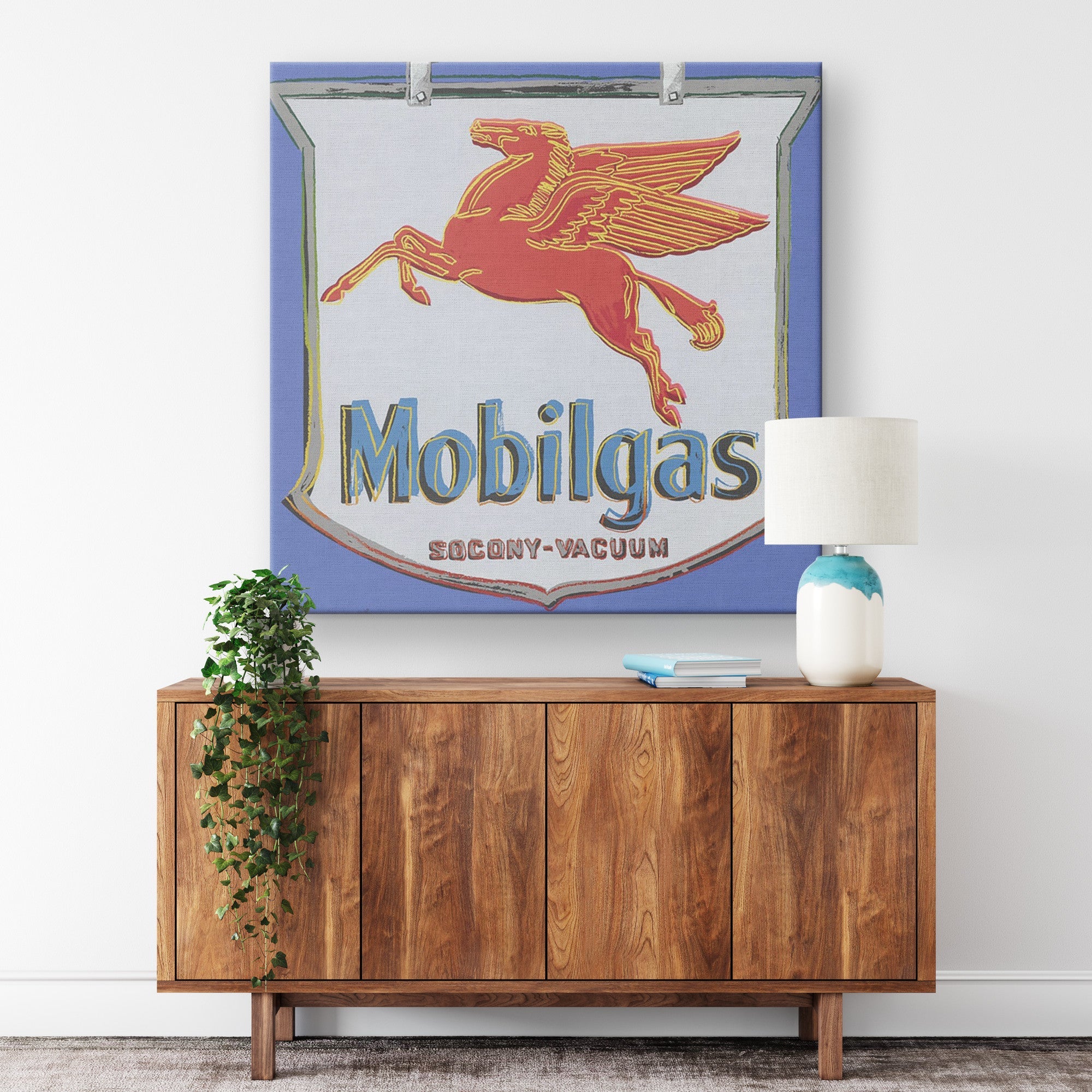 "Mobil Gas" Canvas Print