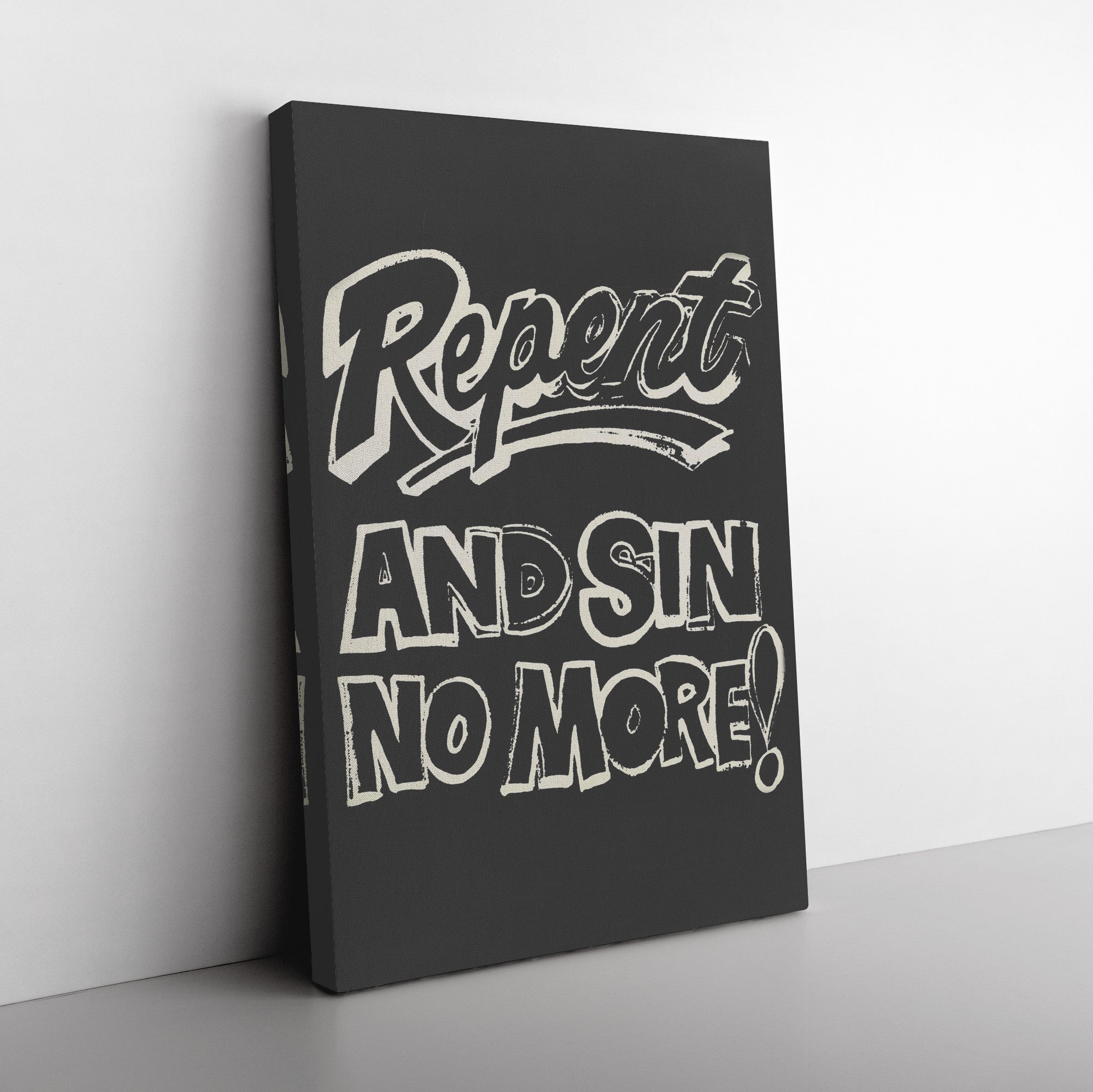 Repent Canvas Print