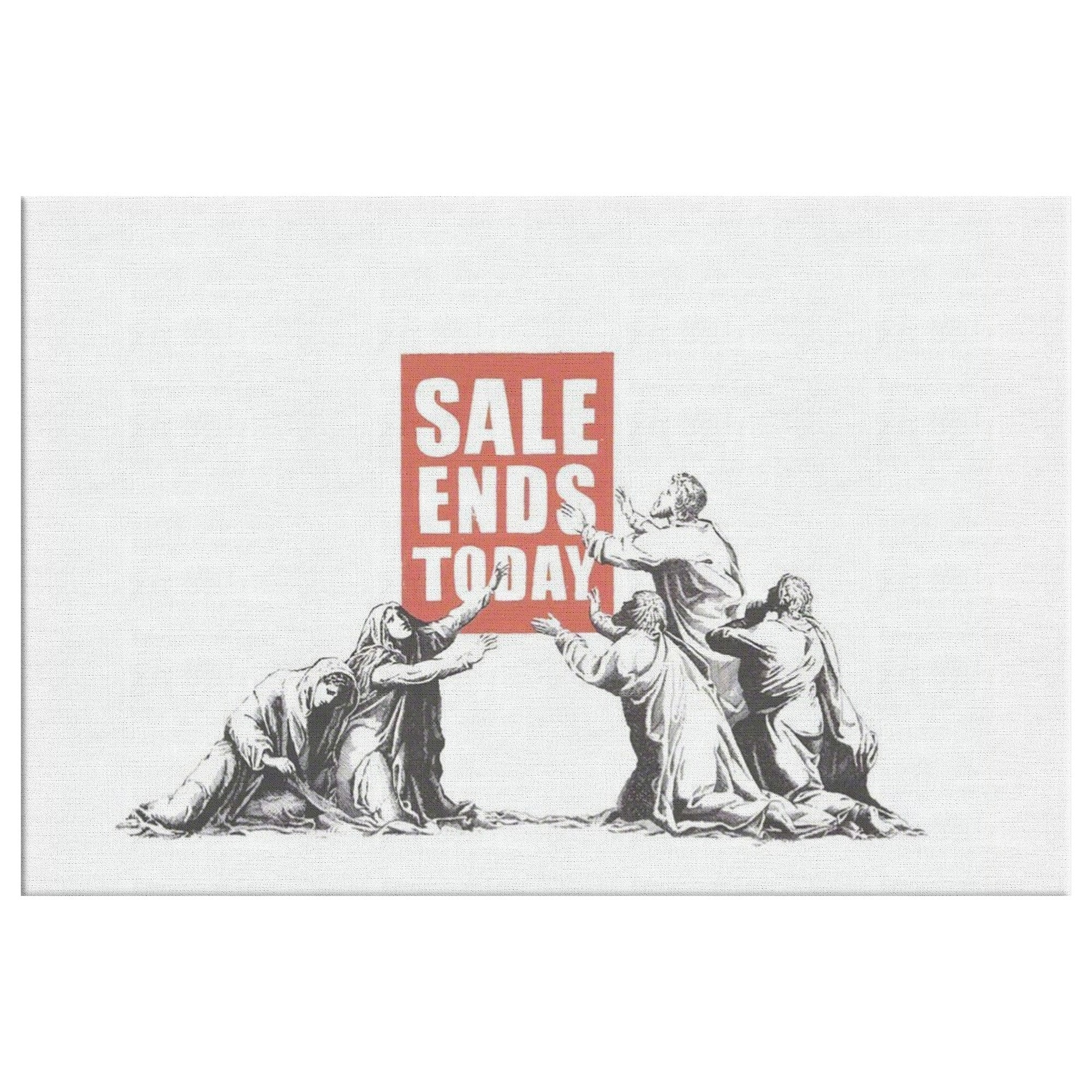 "Sale Ends" Canvas Print