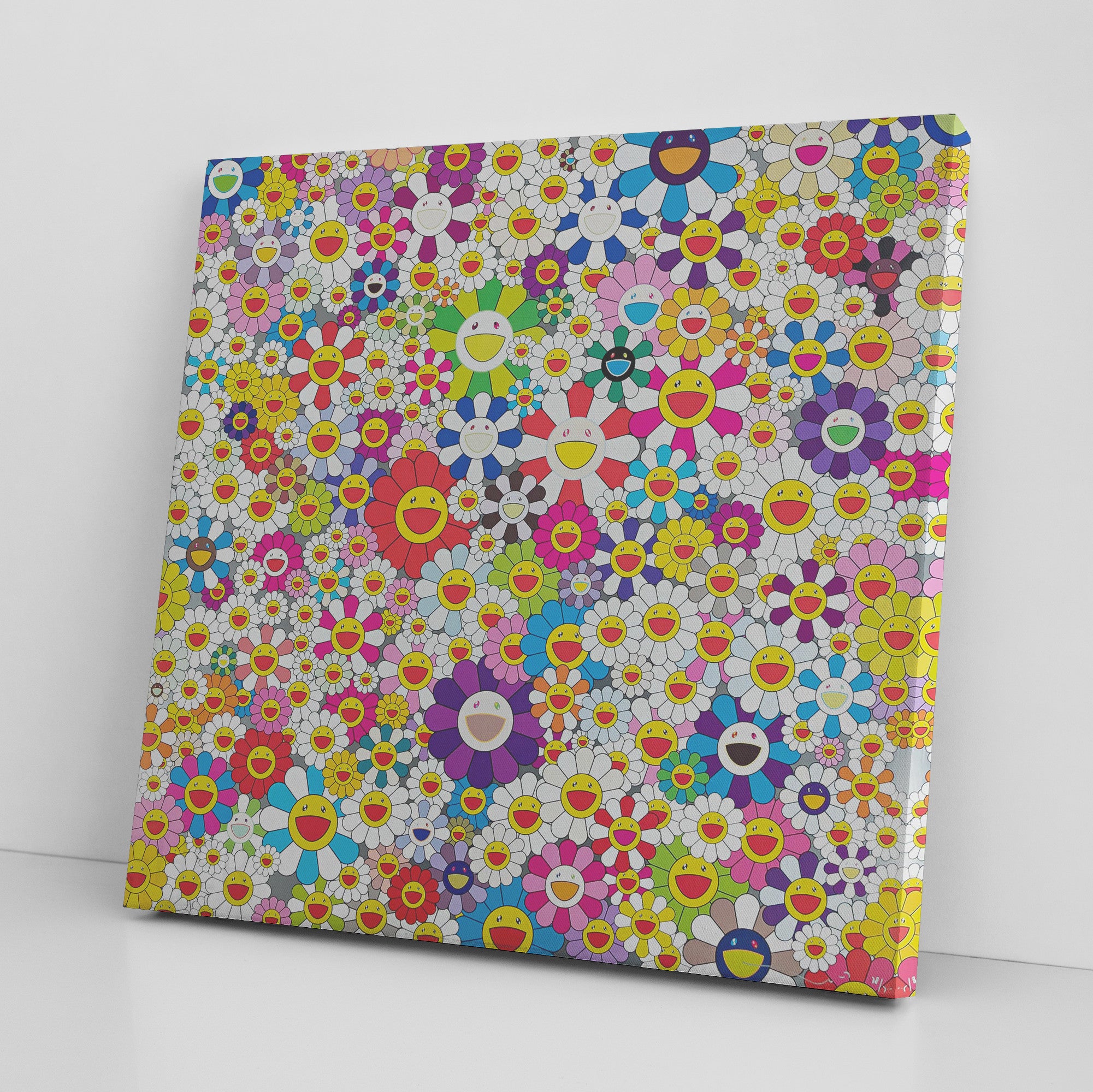 "Happy Flowers" Canvas Print