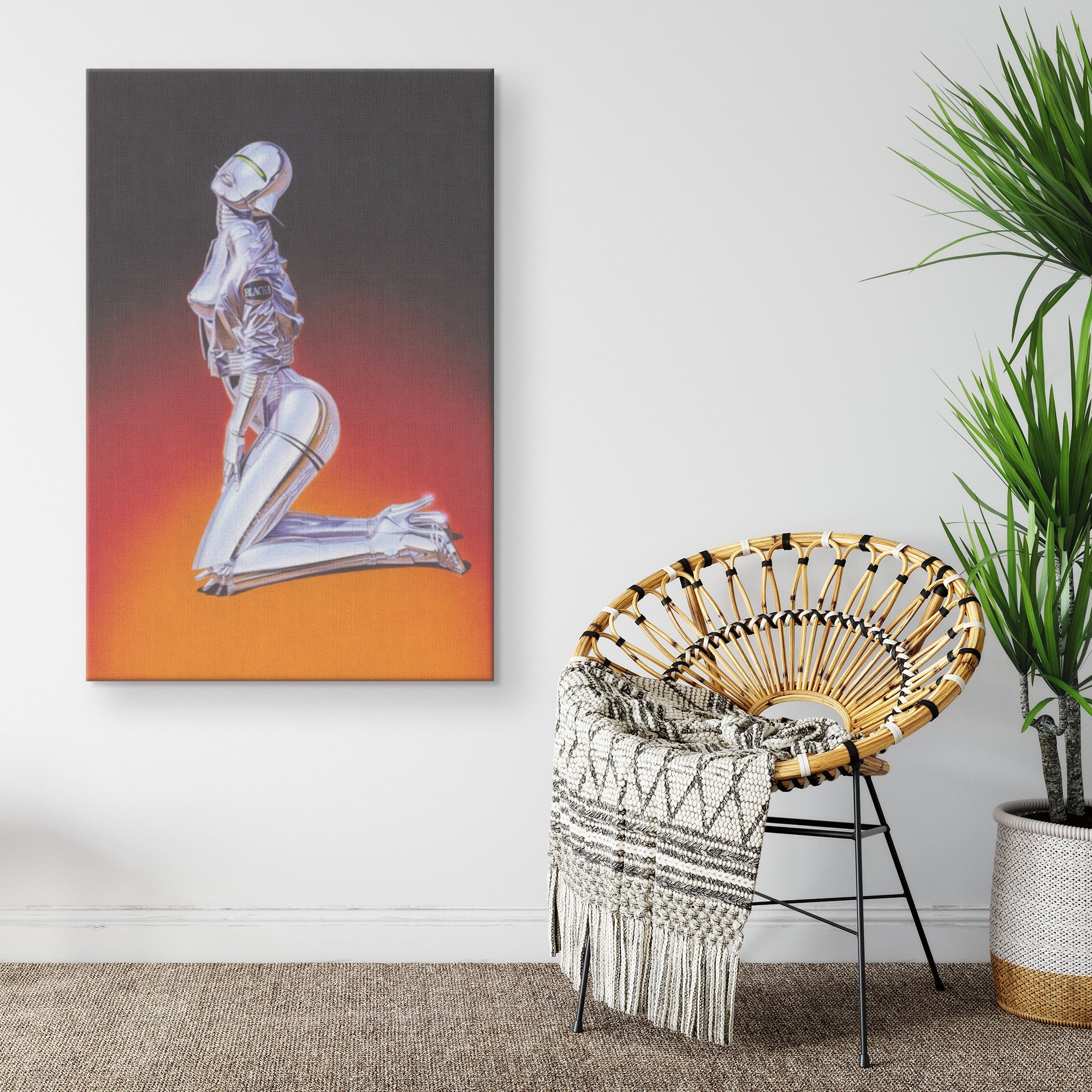 "Sexy Robot" Canvas Print