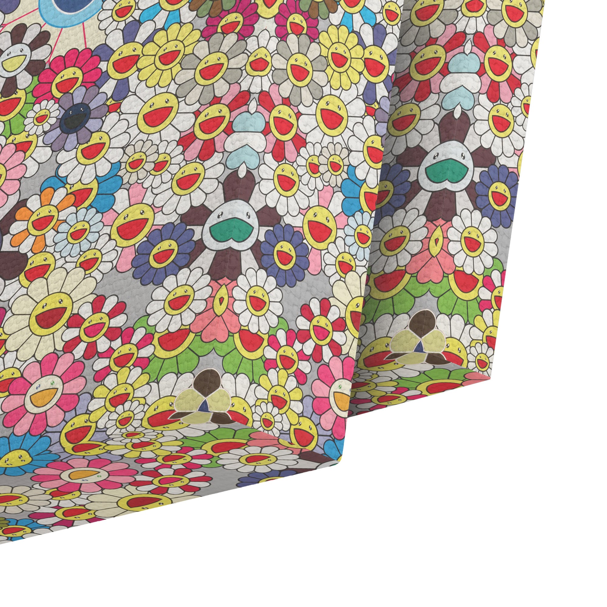 "Rainbow Flowers" Canvas Print
