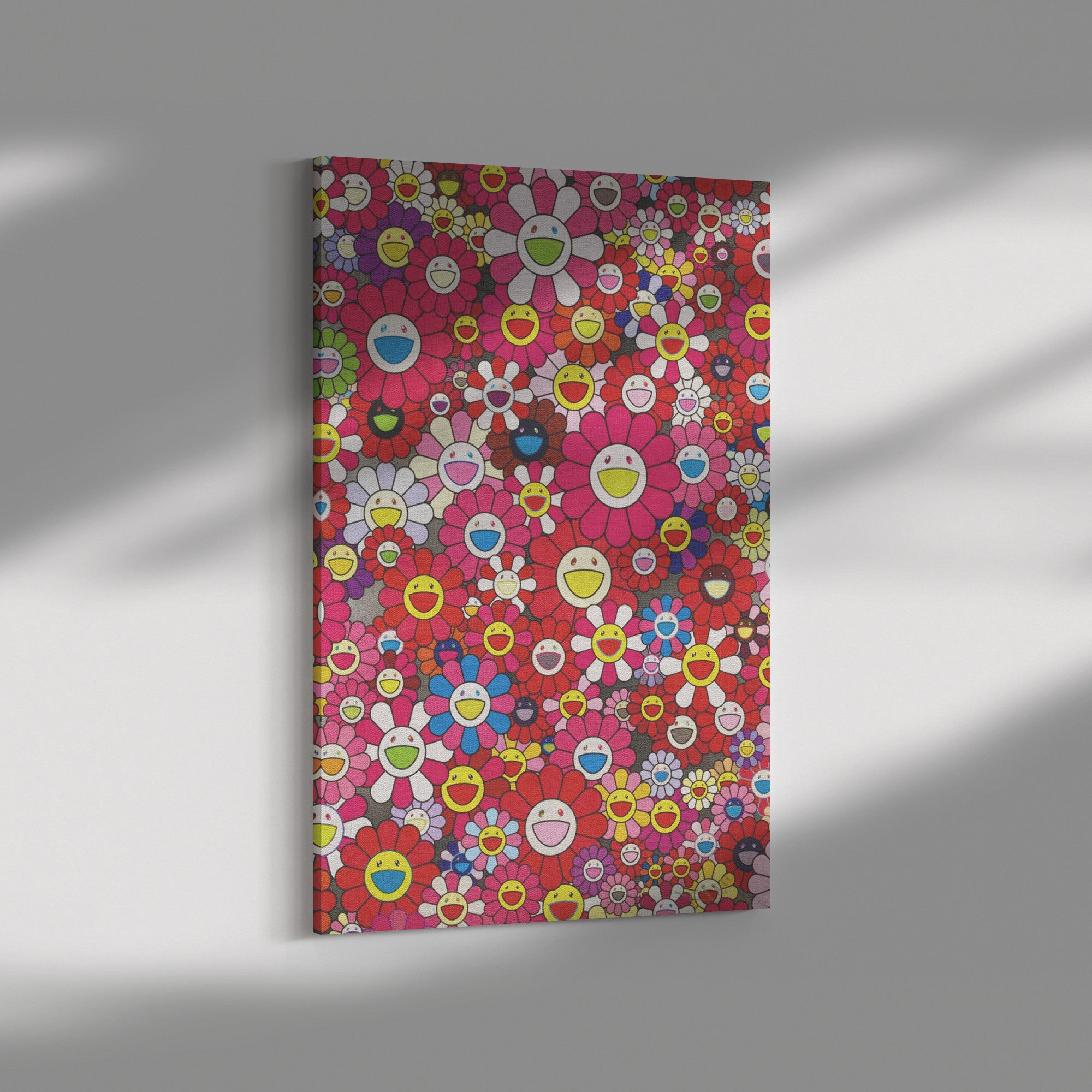 "Red Flowers" Canvas Print