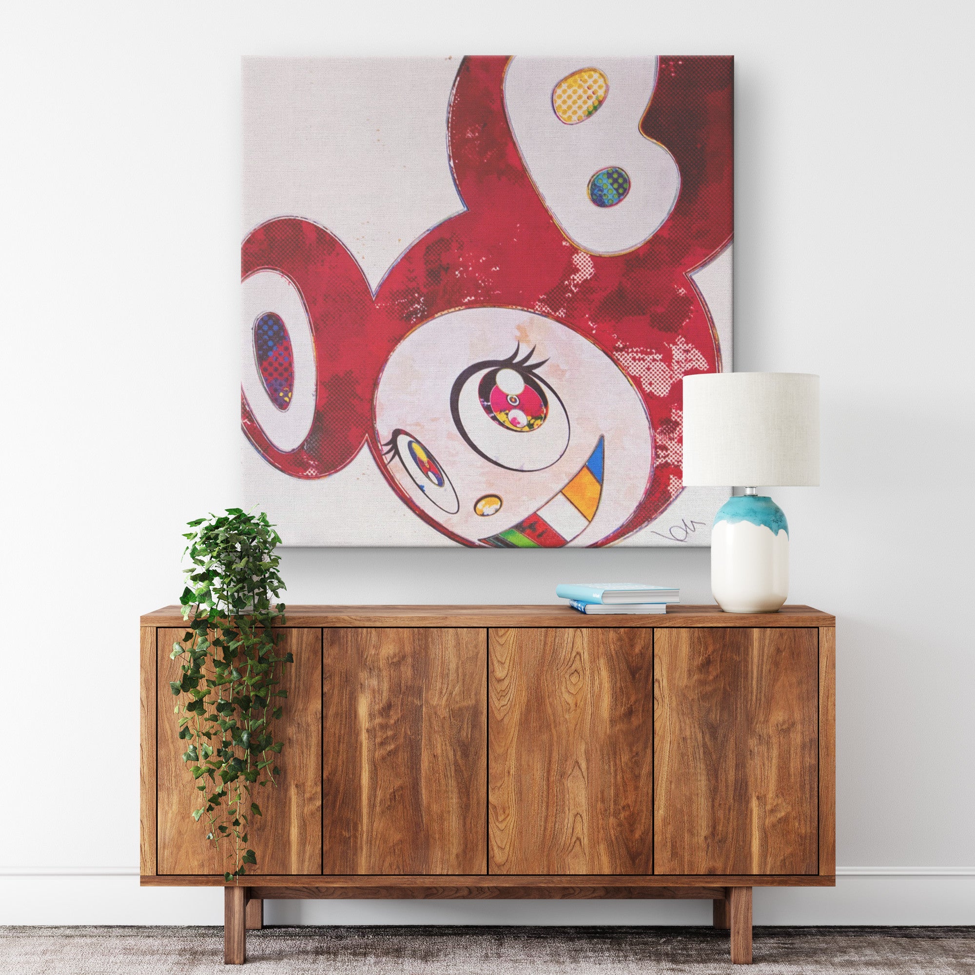 "Vermillion" Canvas Print