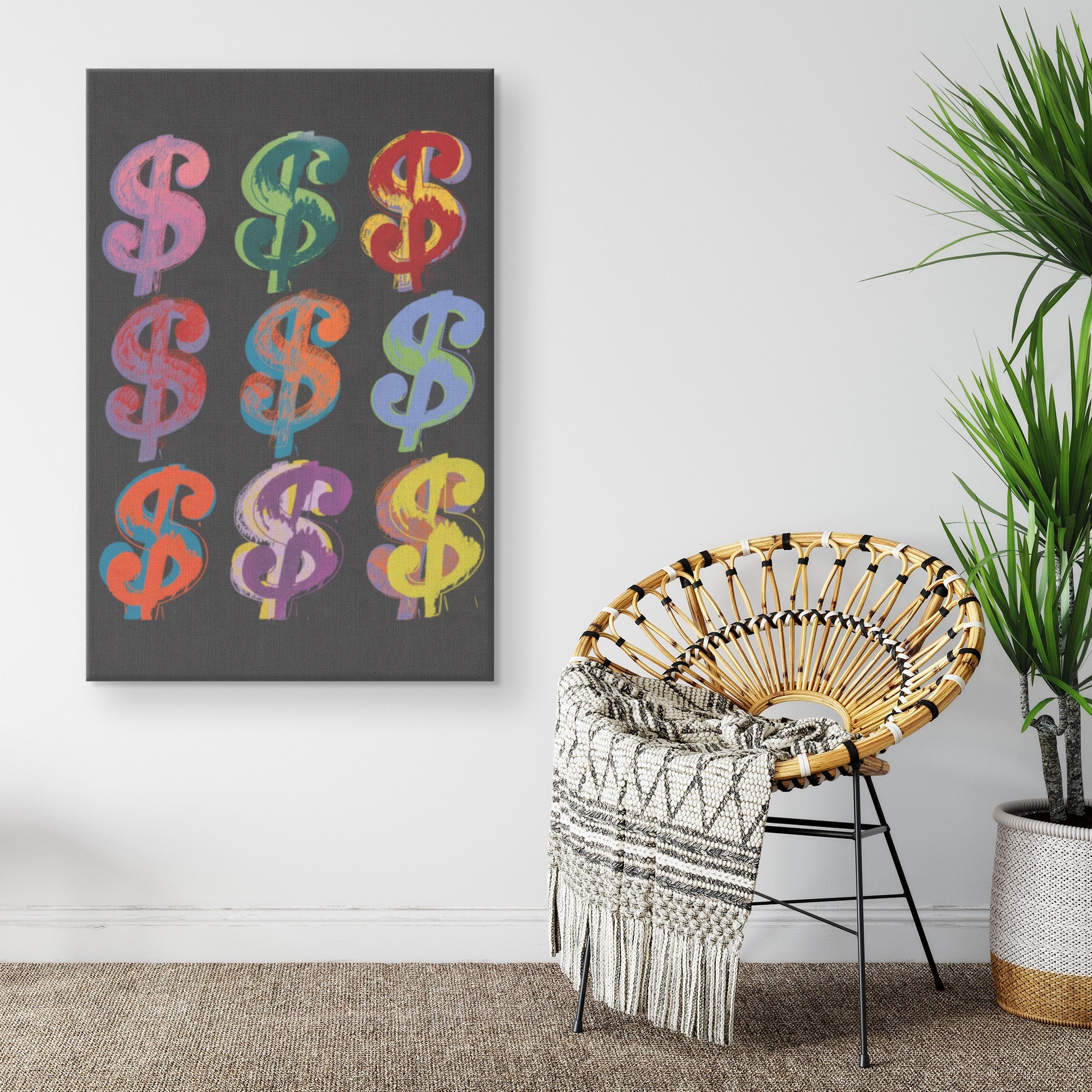 "Dollars" Canvas Print