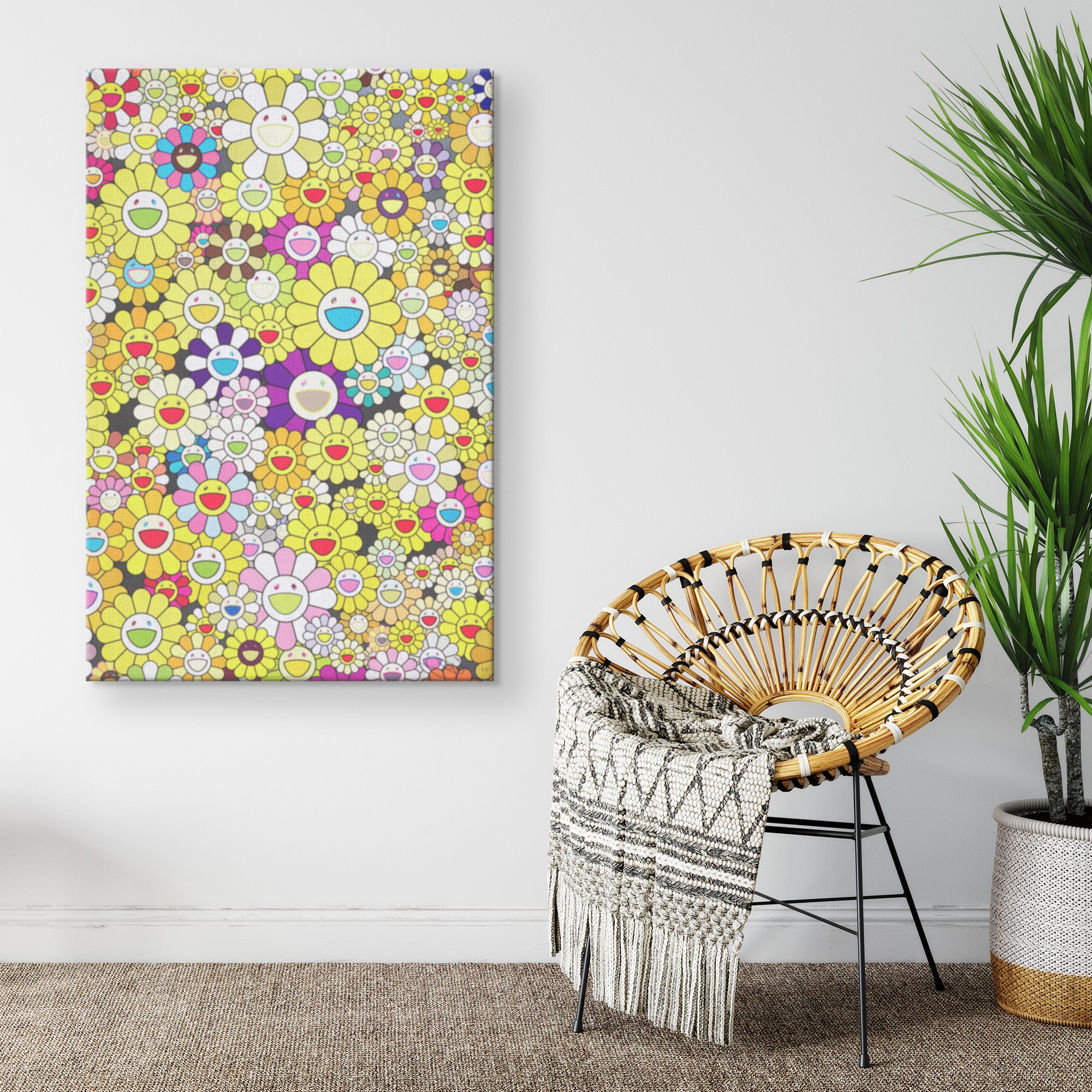"Yellow Flower" Canvas Print