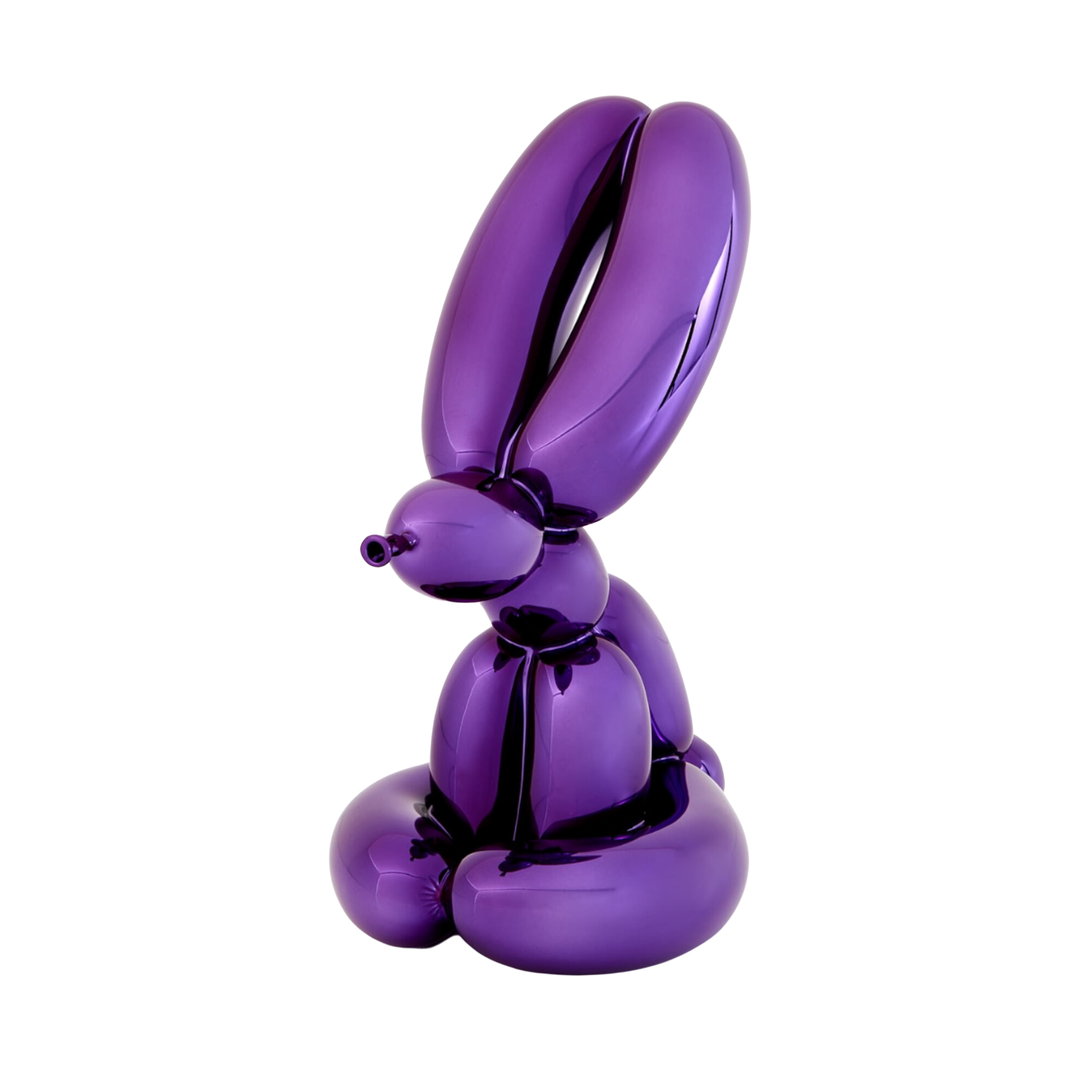 Purple Balloon Bunny Sculpture