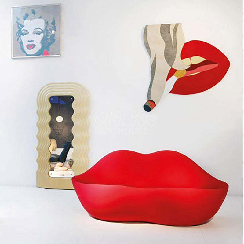 Bouche et Cigarette by Wesselmann