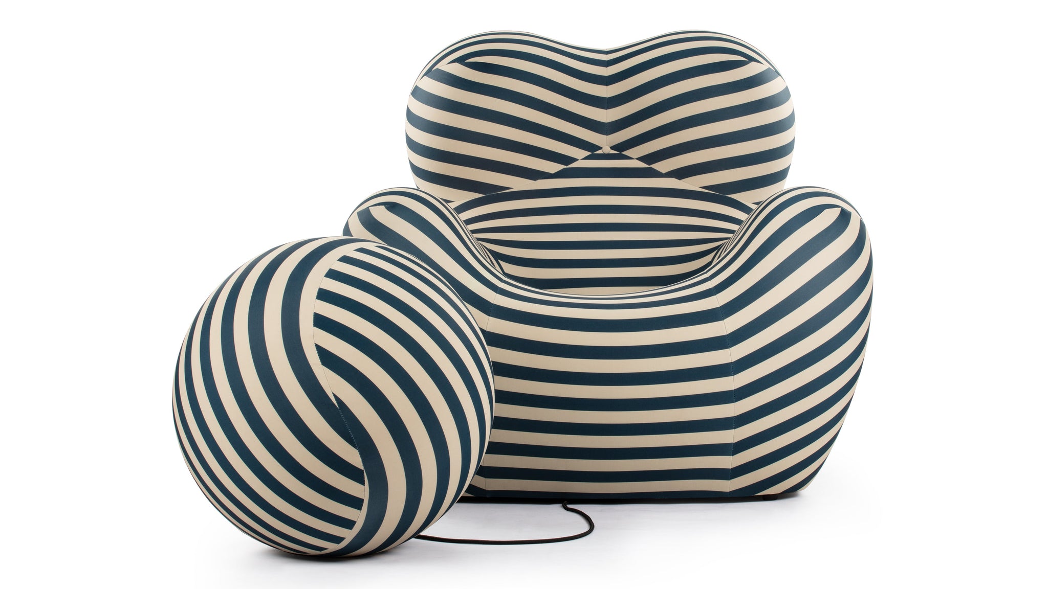 Mamma - Mamma Chair, Teal Stripe