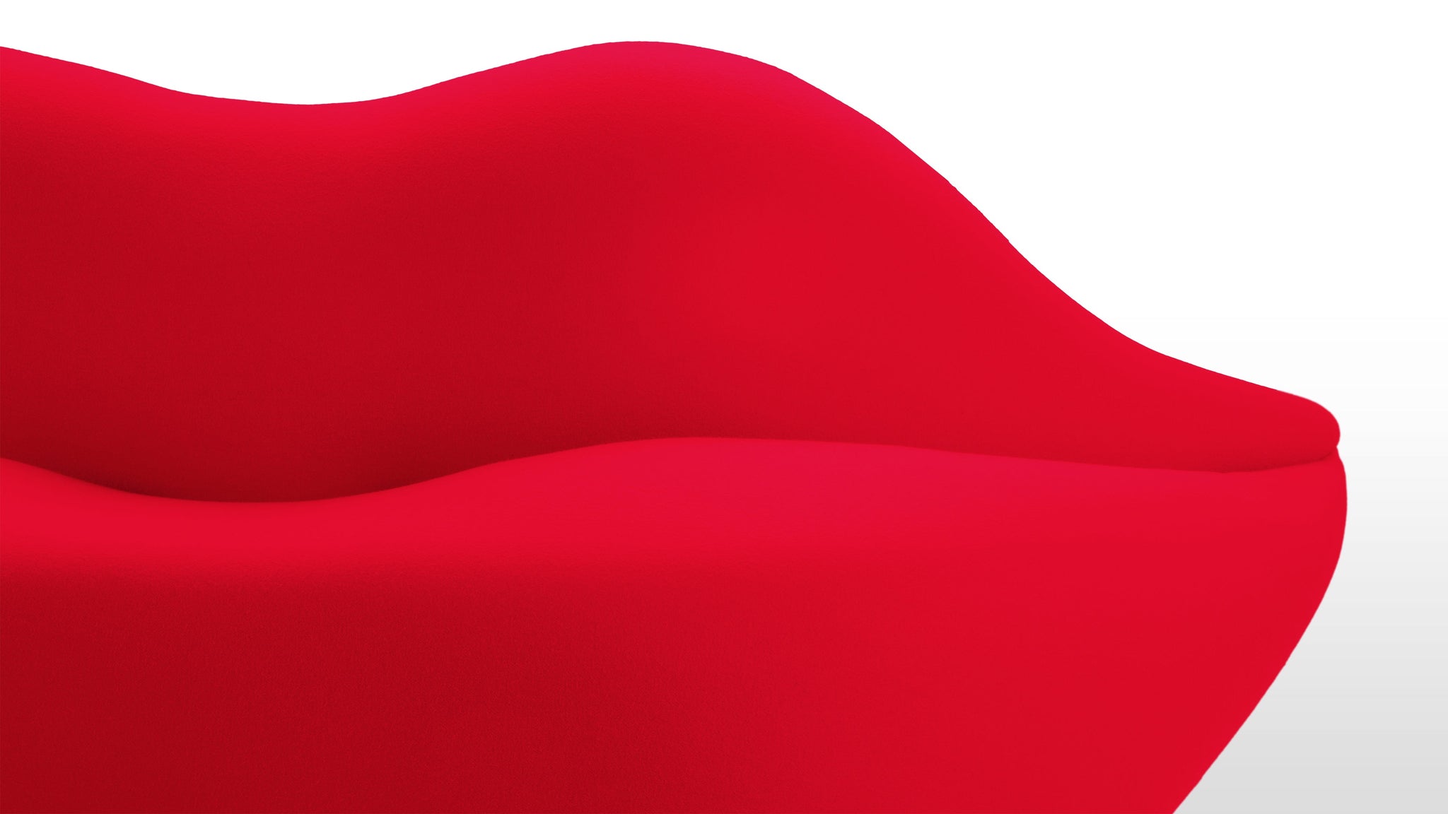 Bocca - Bocca Sofa, Scarlet Wool