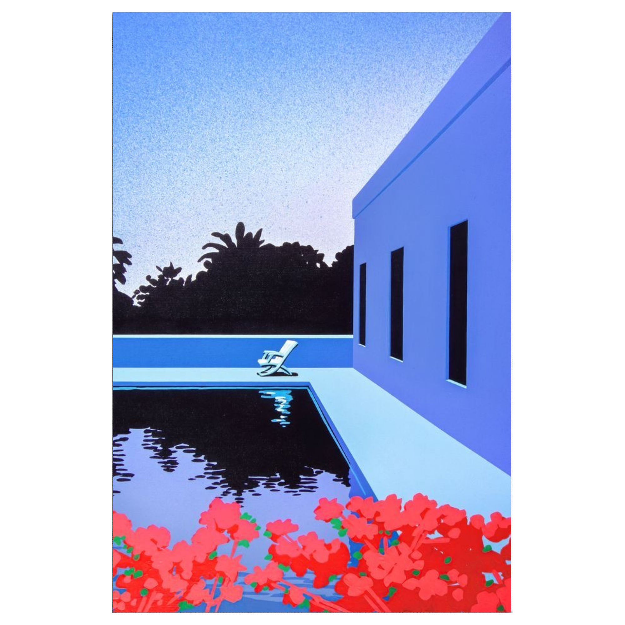 "Poolside" Canvas Print