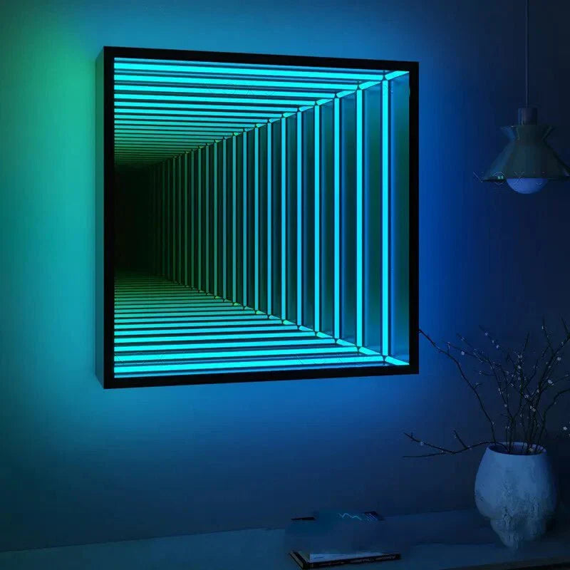 Square Infinity Mirror